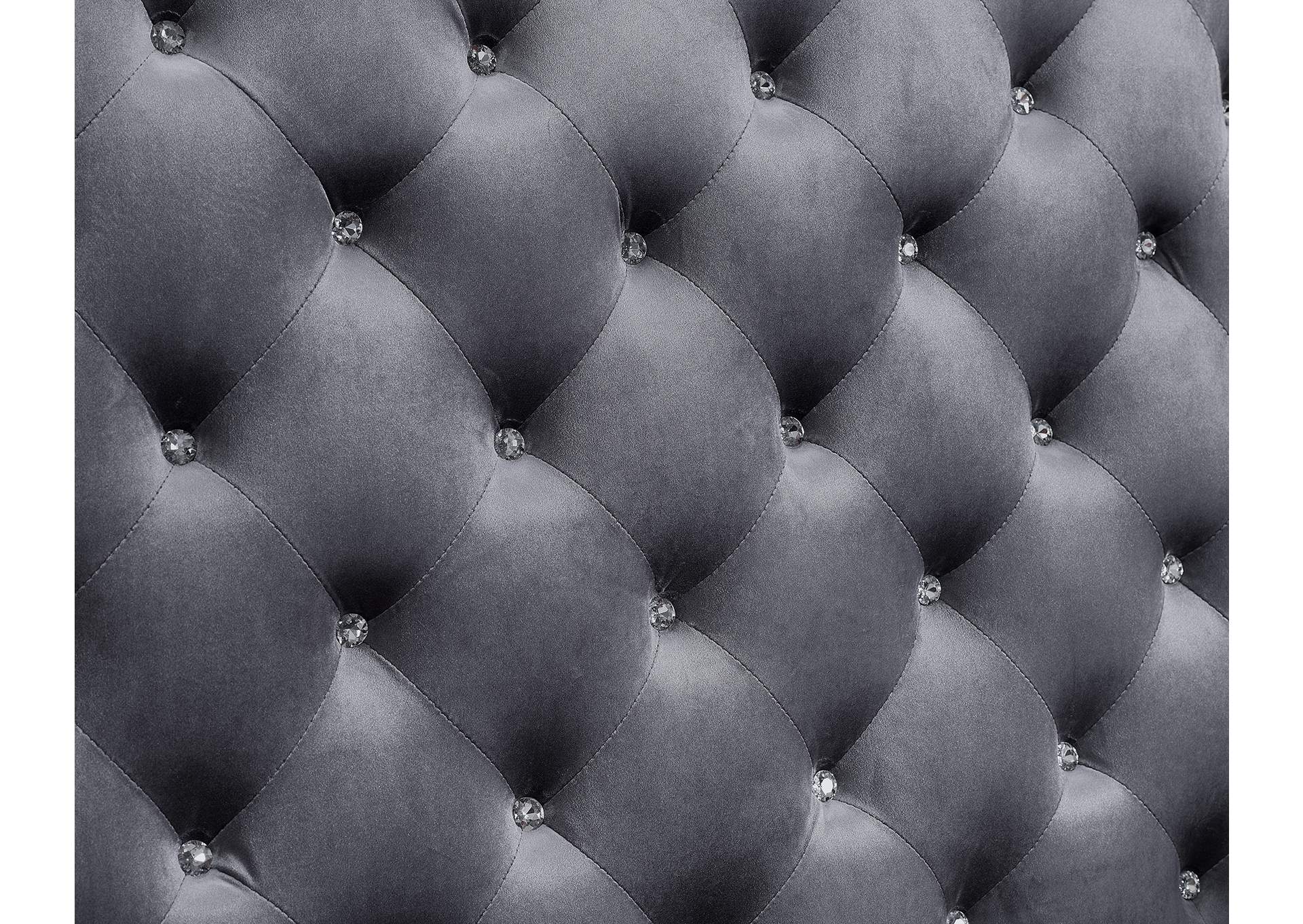 Odina Loveseat Chair Grey image 6