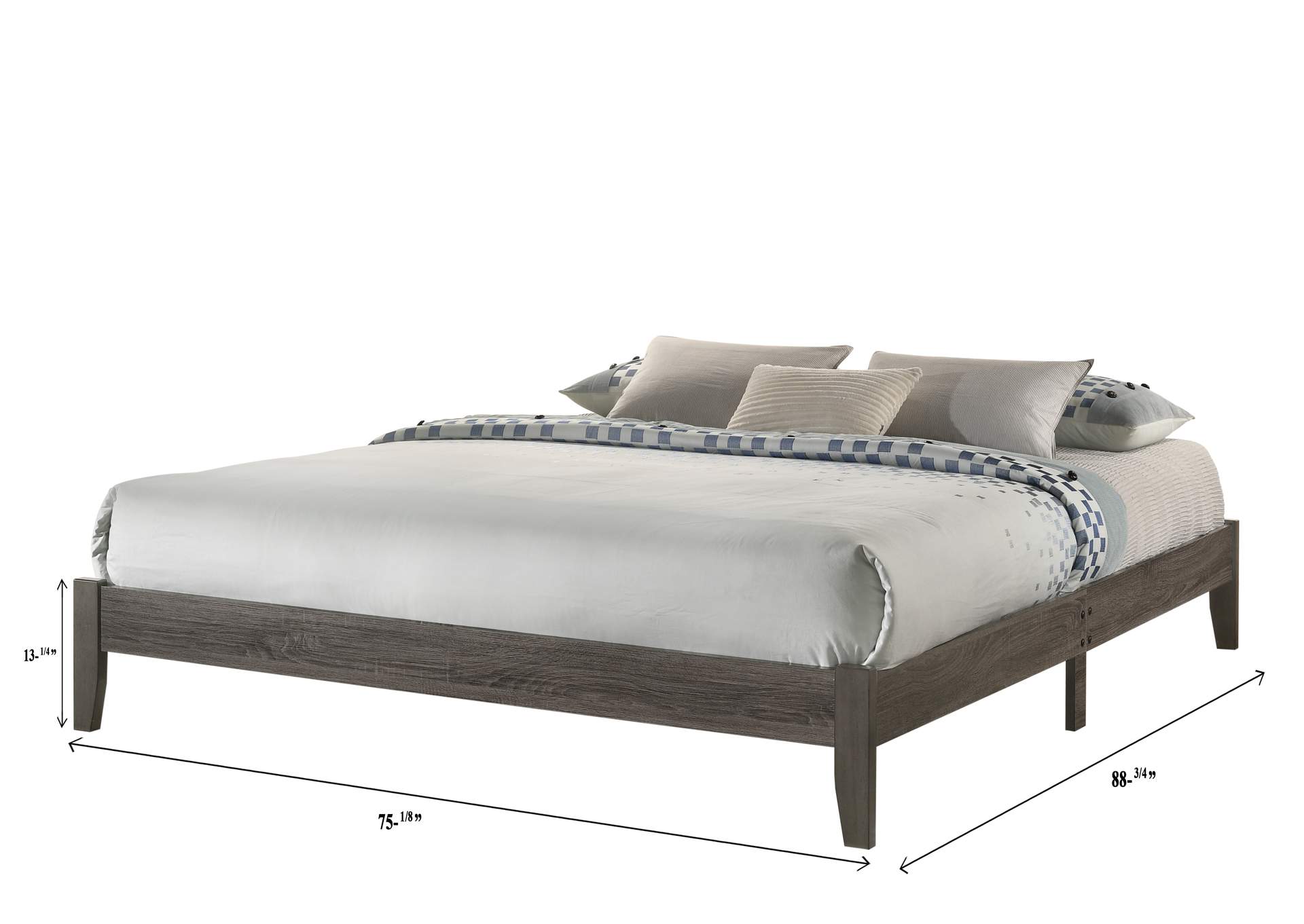 Skyler Calking Platform Bed In One Box image 4