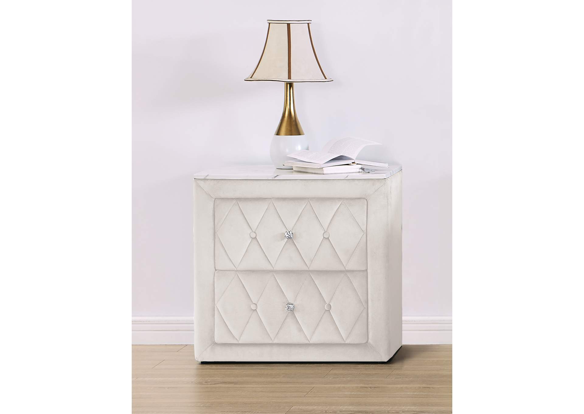 Annabelle Night Stand Ivory