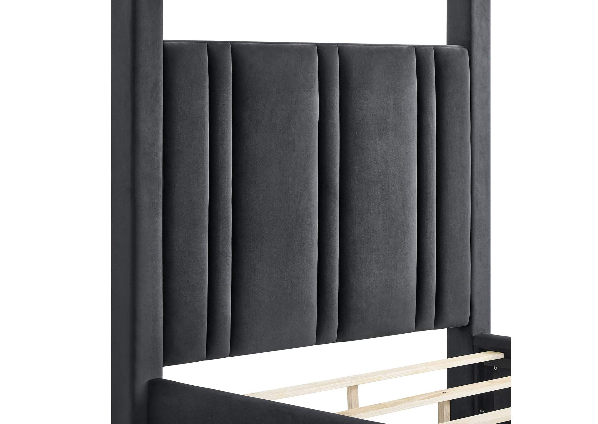 JAYLA KING 10-PIECE BEDROOM SET - BLACK image 10