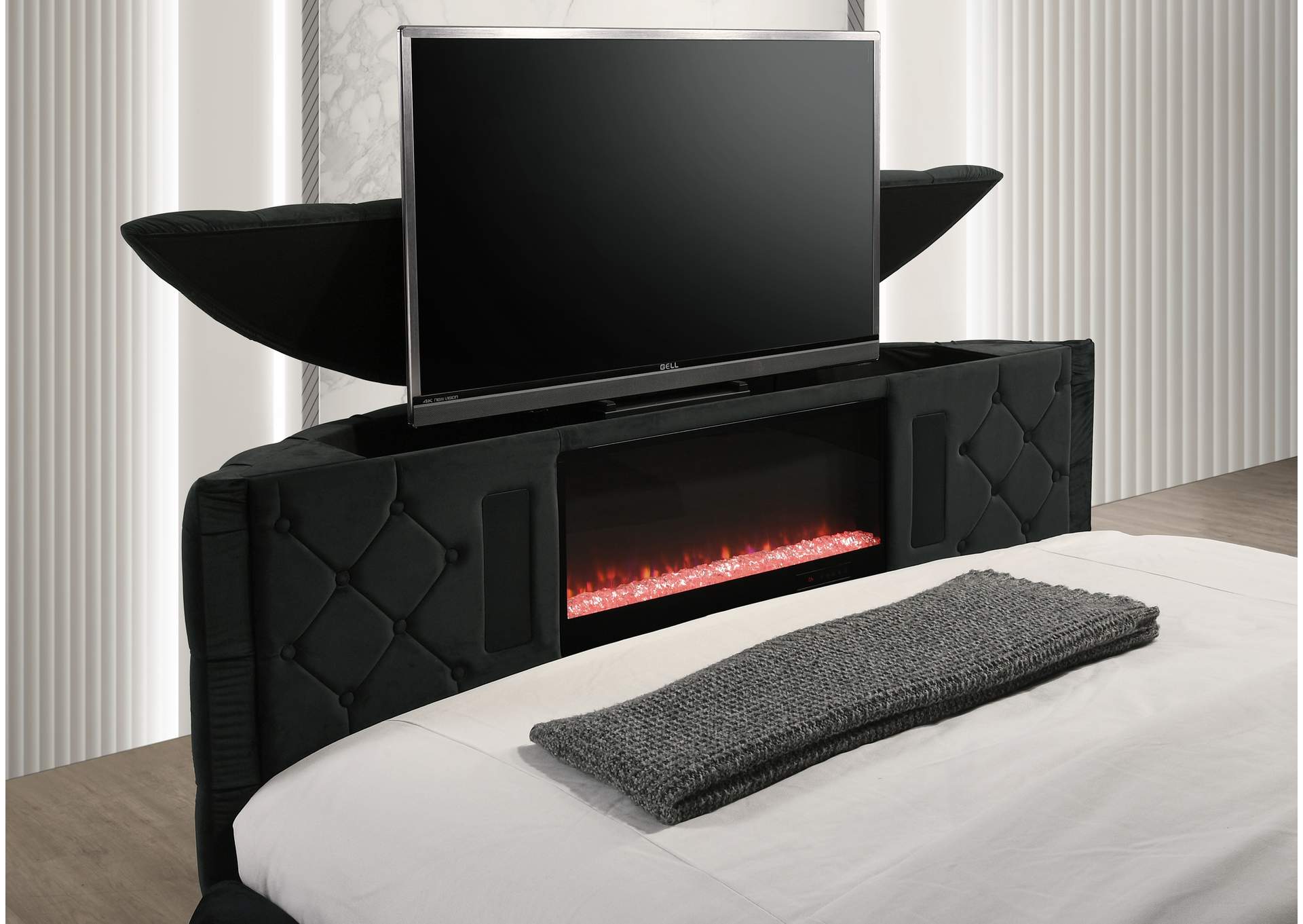 Voltare King Bed - Black