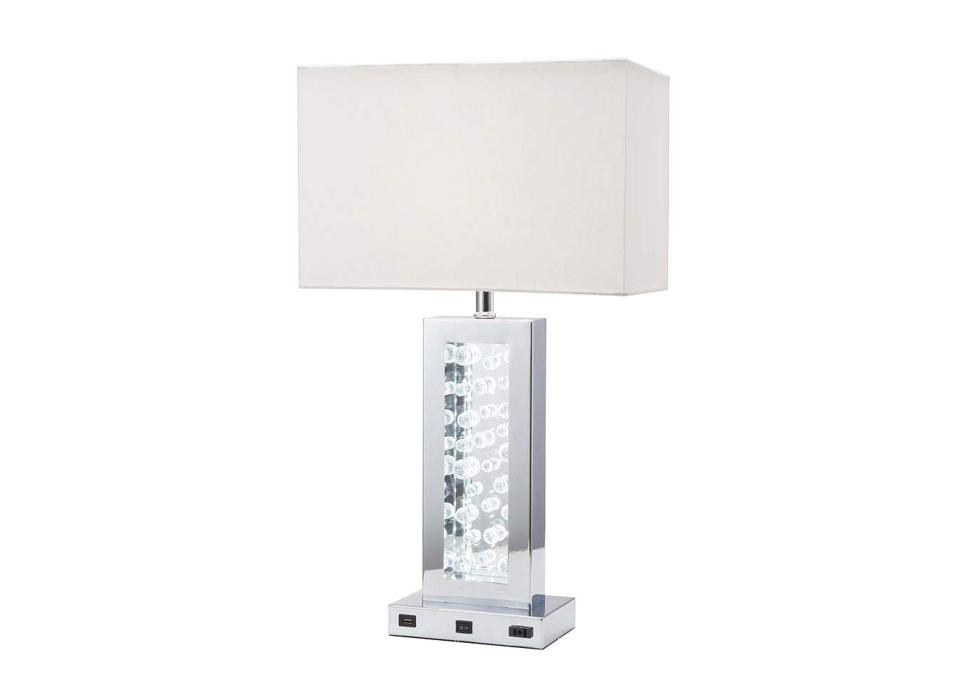 Monica Lamp Chrome- Led Accent image 4