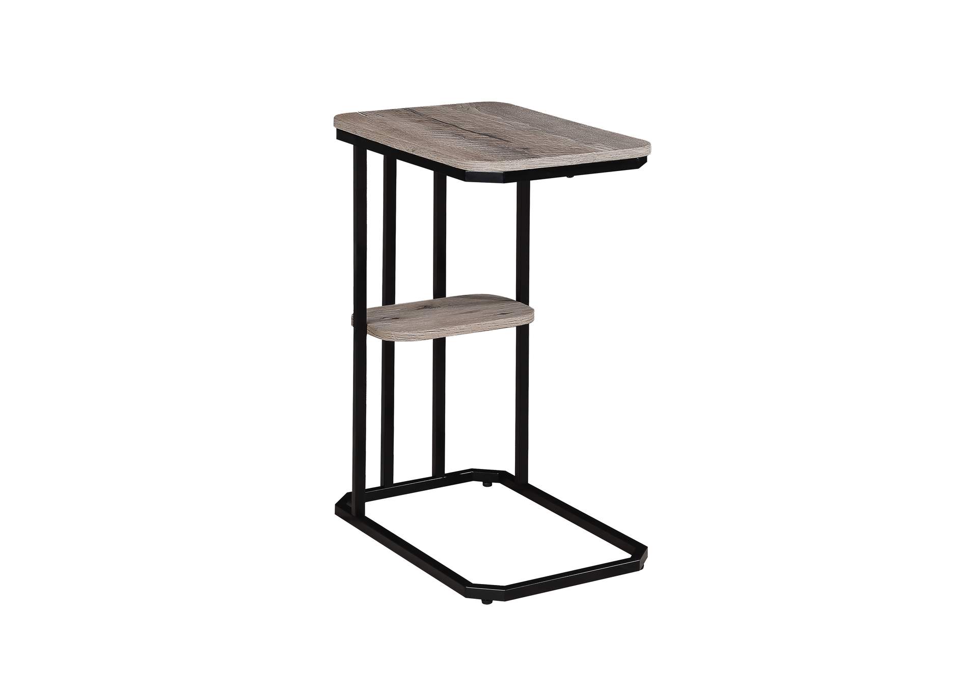IDA WEATHERED GRAY CHAIRSIDE TABLE image 1
