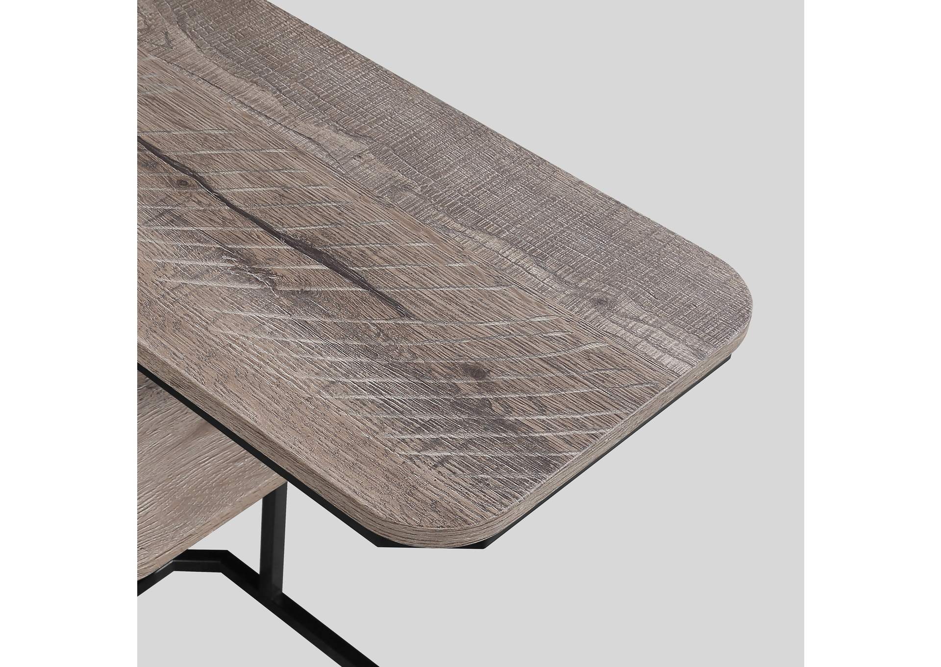 IDA WEATHERED GRAY CHAIRSIDE TABLE image 4