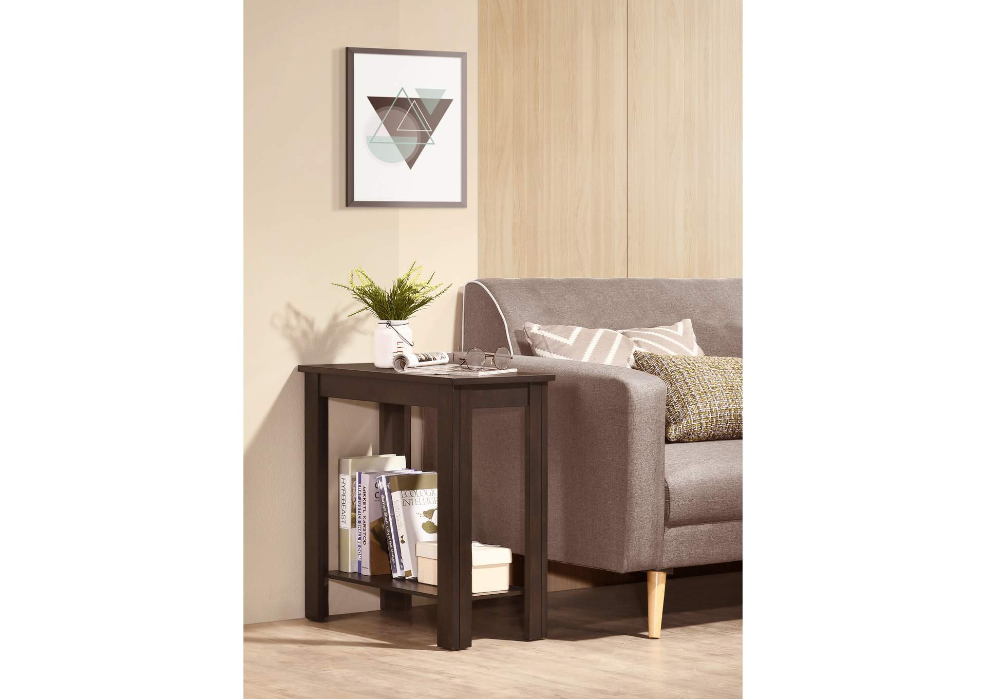 Pierce Chairside Table Charcoal image 1