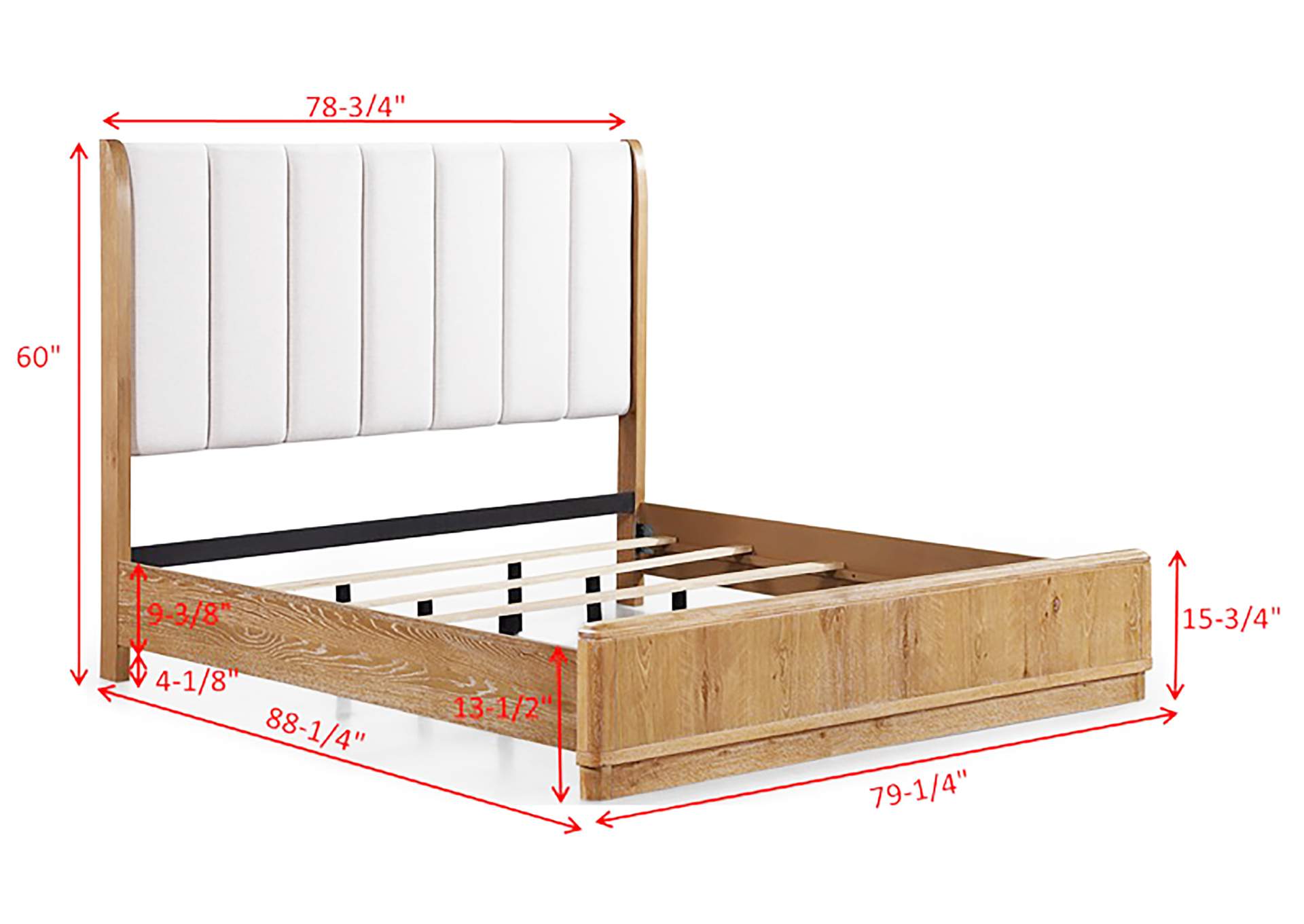 WESTCOTT KING PANEL FB-CERUSED - NATURAL image 5