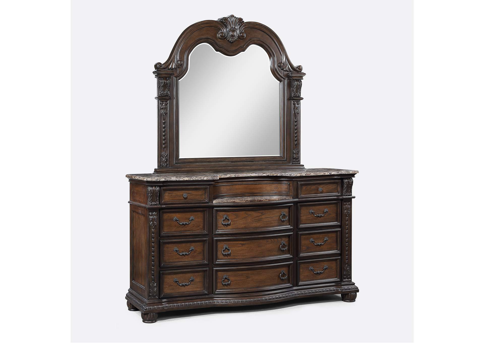 STANLEY DRESSER -COFFEE - BROWN image 4