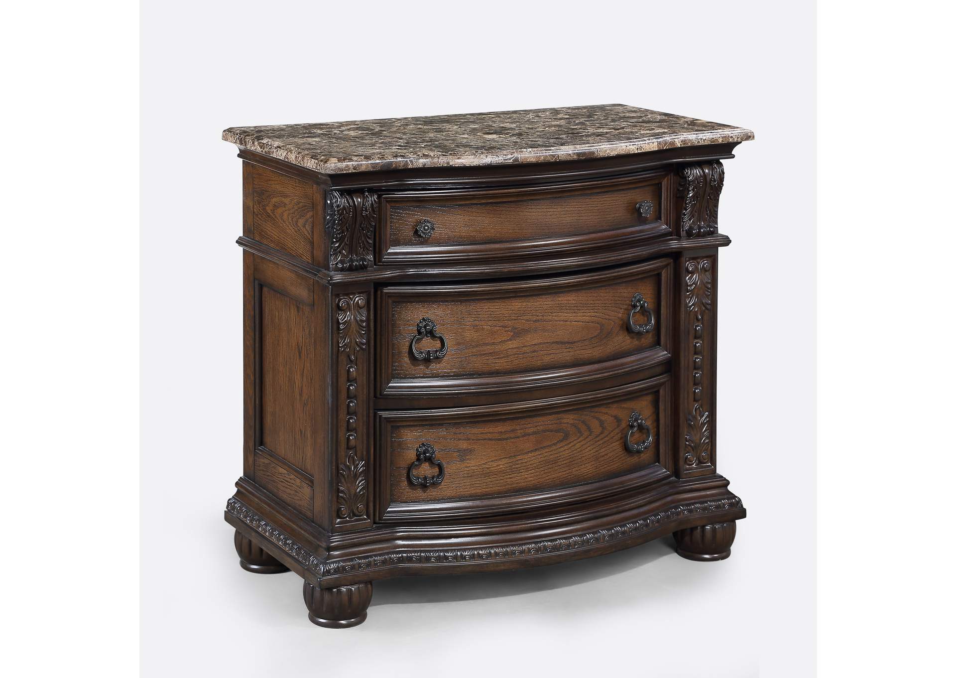 STANLEY NIGHT STAND -COFFEE - BROWN image 1