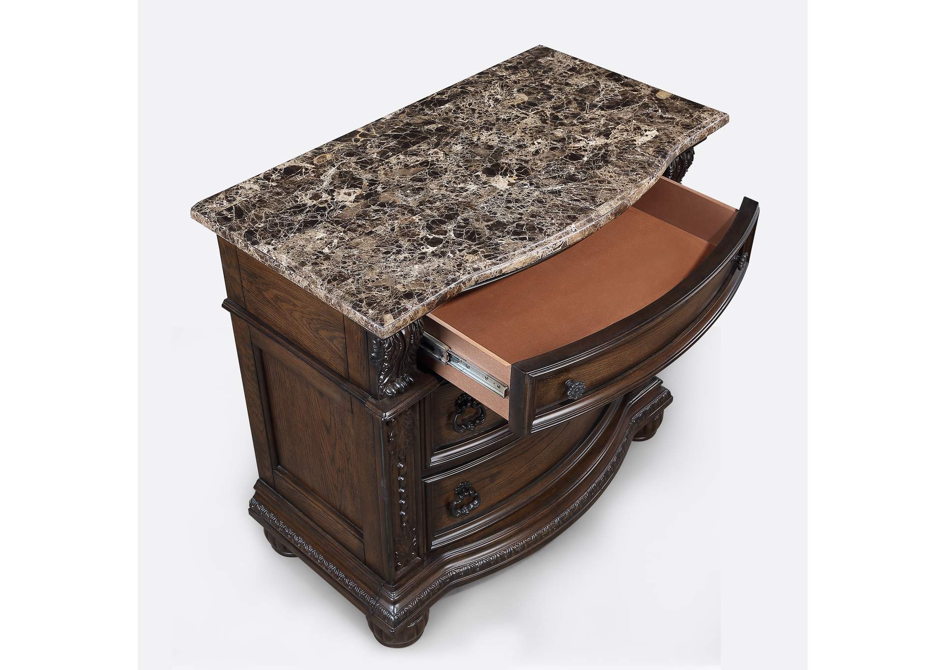 STANLEY NIGHT STAND -COFFEE - BROWN image 4