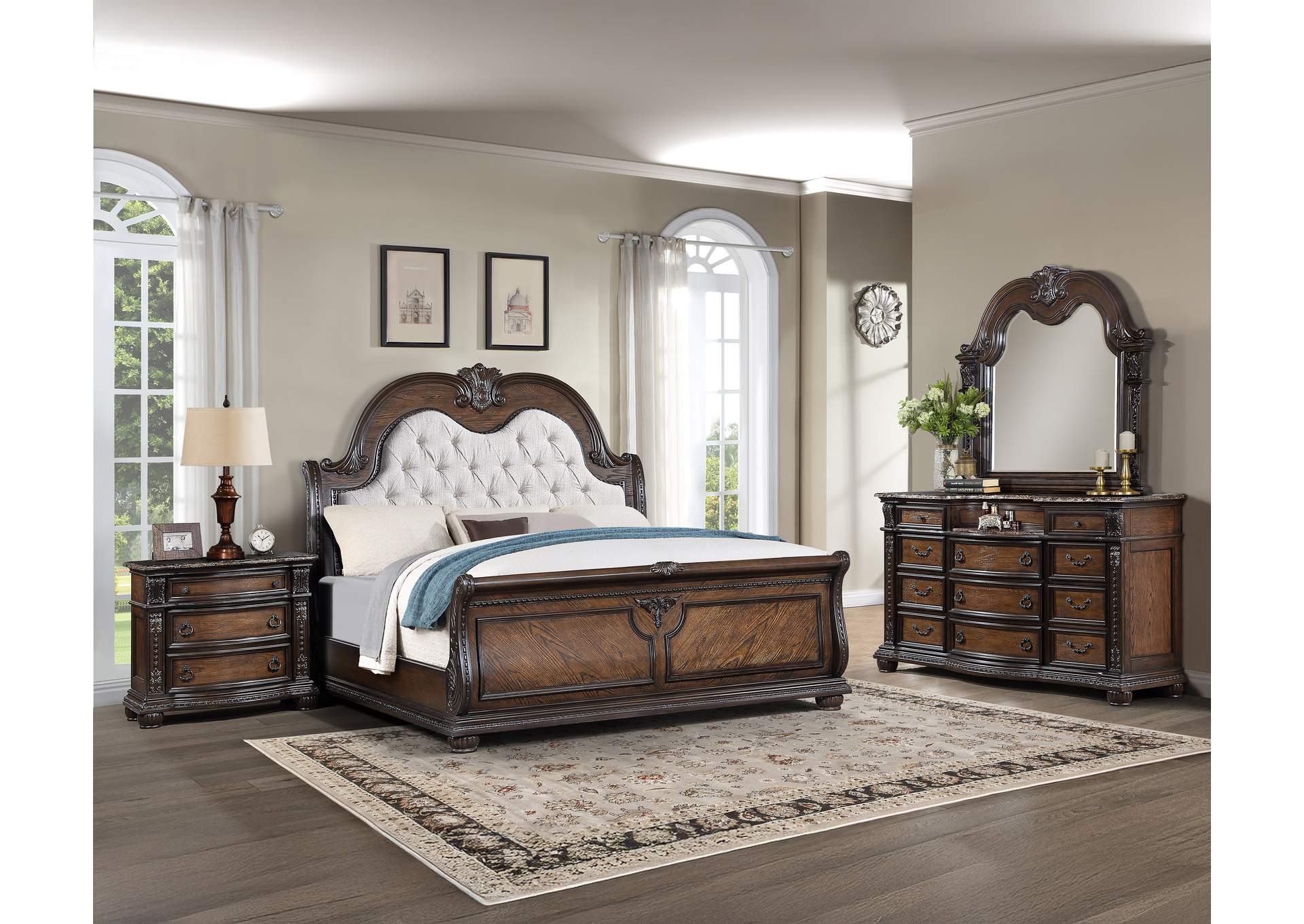 STANLEY DRESSER -COFFEE - BROWN image 6