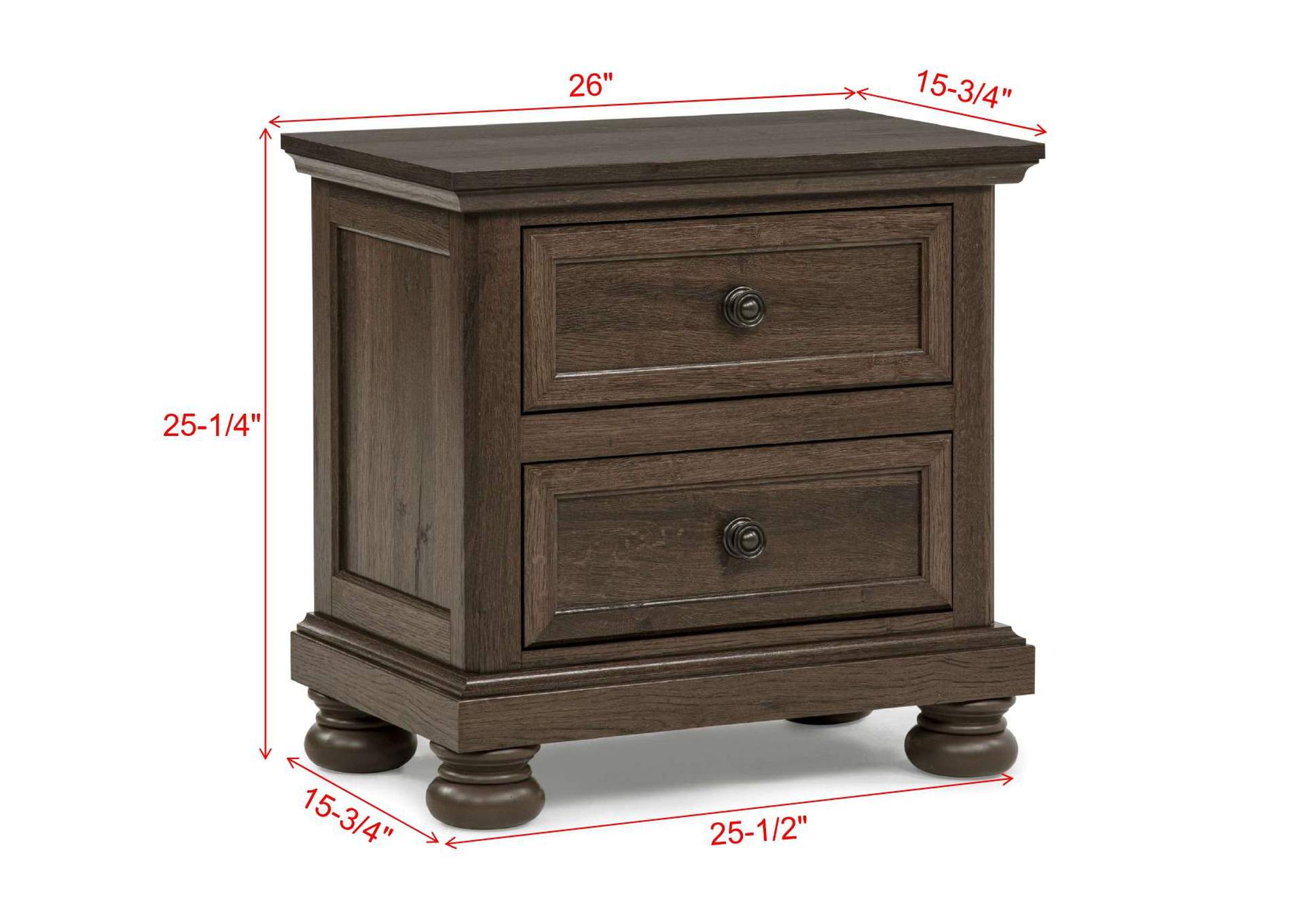 CLARIBELLE NIGHT STAND - BROWN image 6