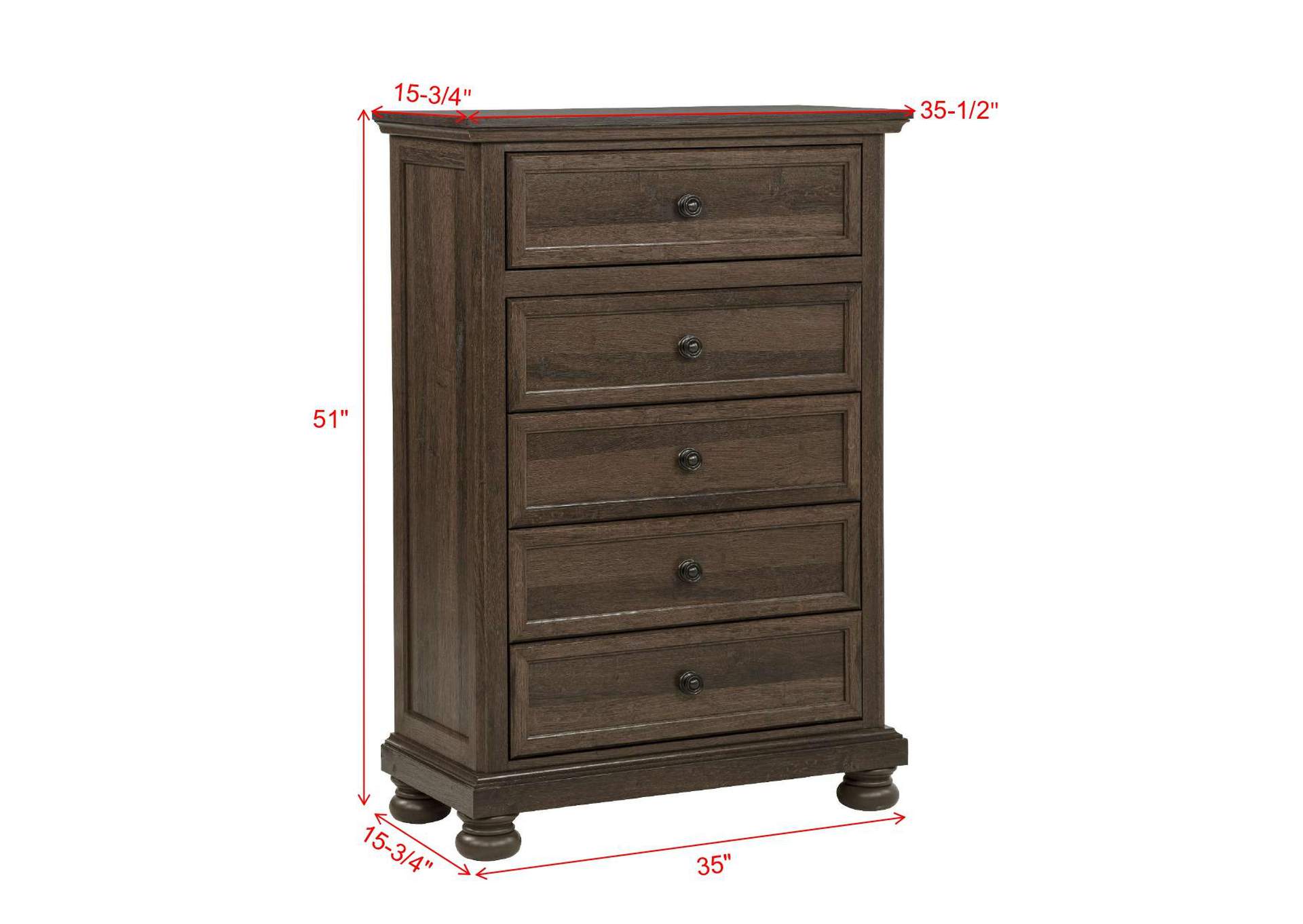 CLARIBELLE CHEST - BROWN image 5