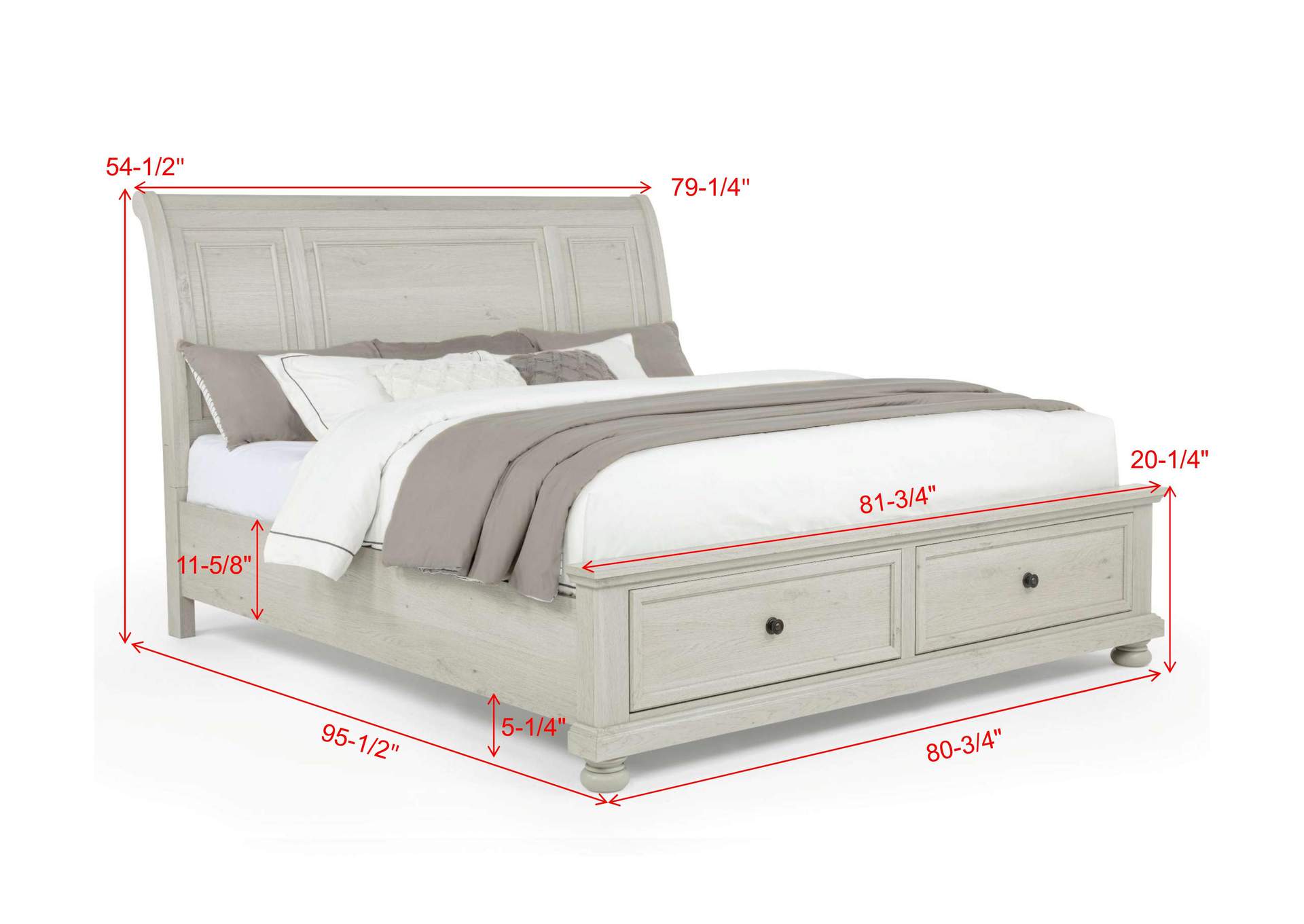 CLARIBELLE QUEEN 4-PIECE BEDROOM SET - WHITE image 10