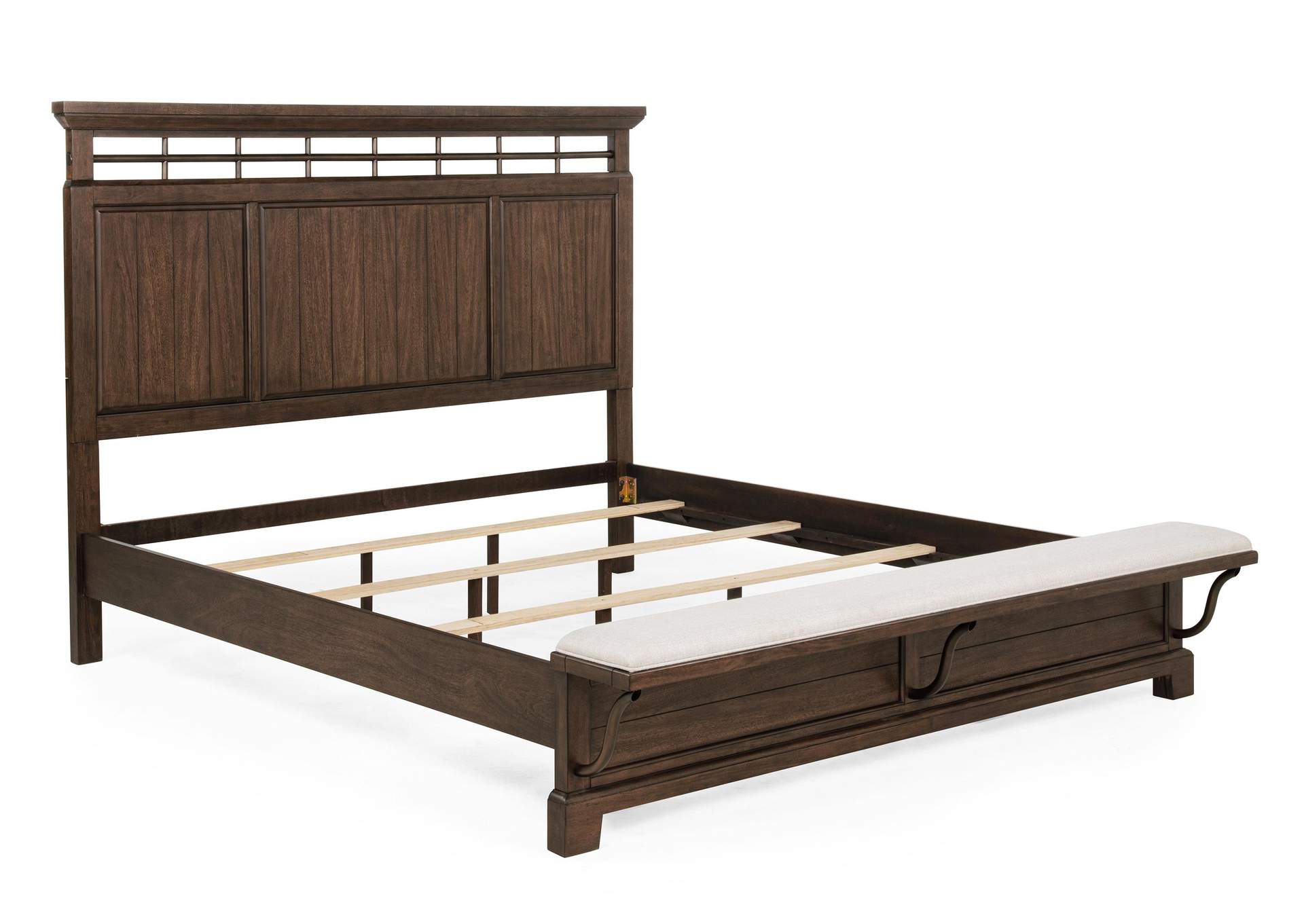 BECKETT QUEEN 4-PIECE BEDROOM SET - BROWN image 10