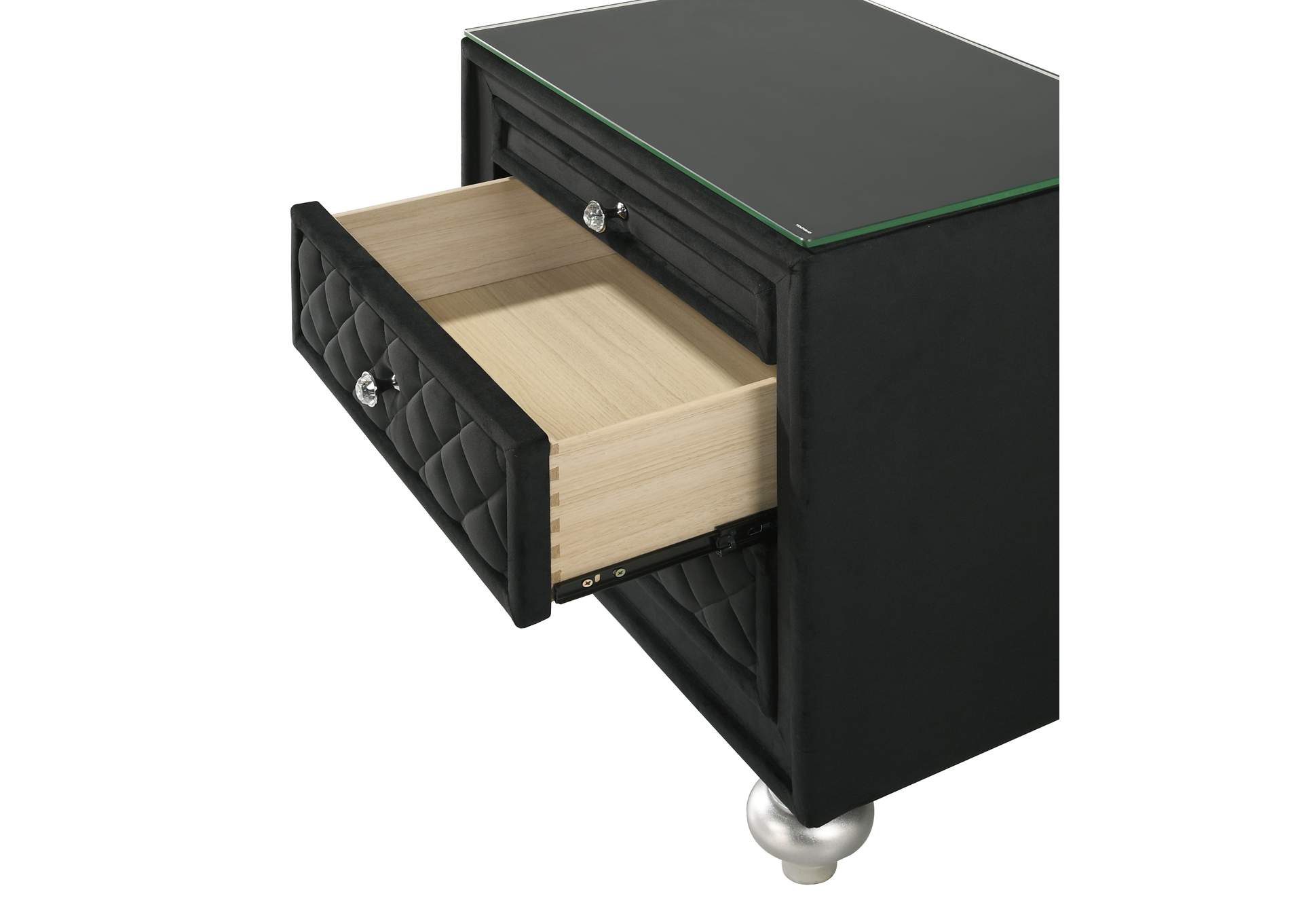 CAMEO NIGHT STAND - BLACK image 4