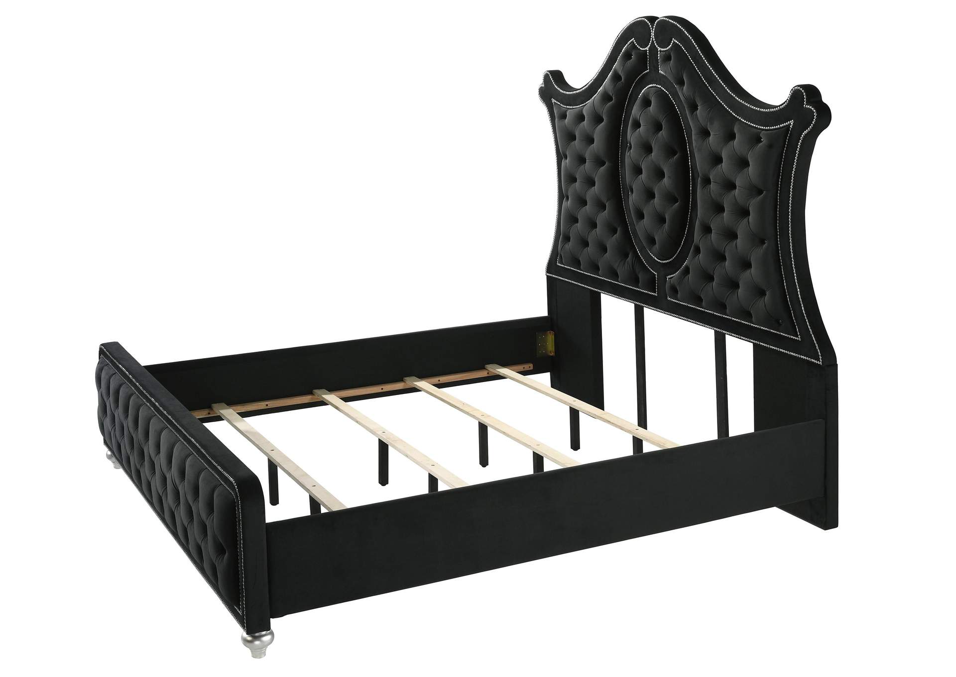 CAMEO KING 5-PIECE BEDROOM SET - BLACK image 7