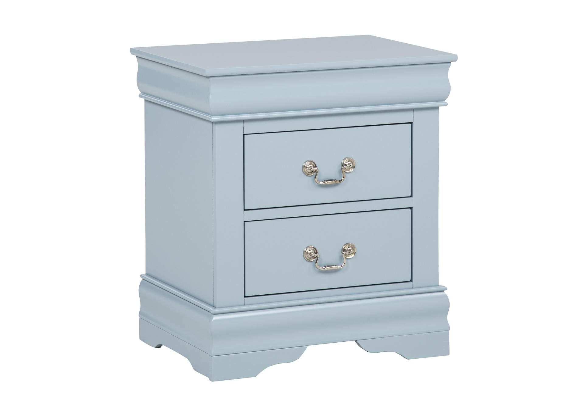 LOUIS PHILIP NIGHT STAND - BLUE image 1