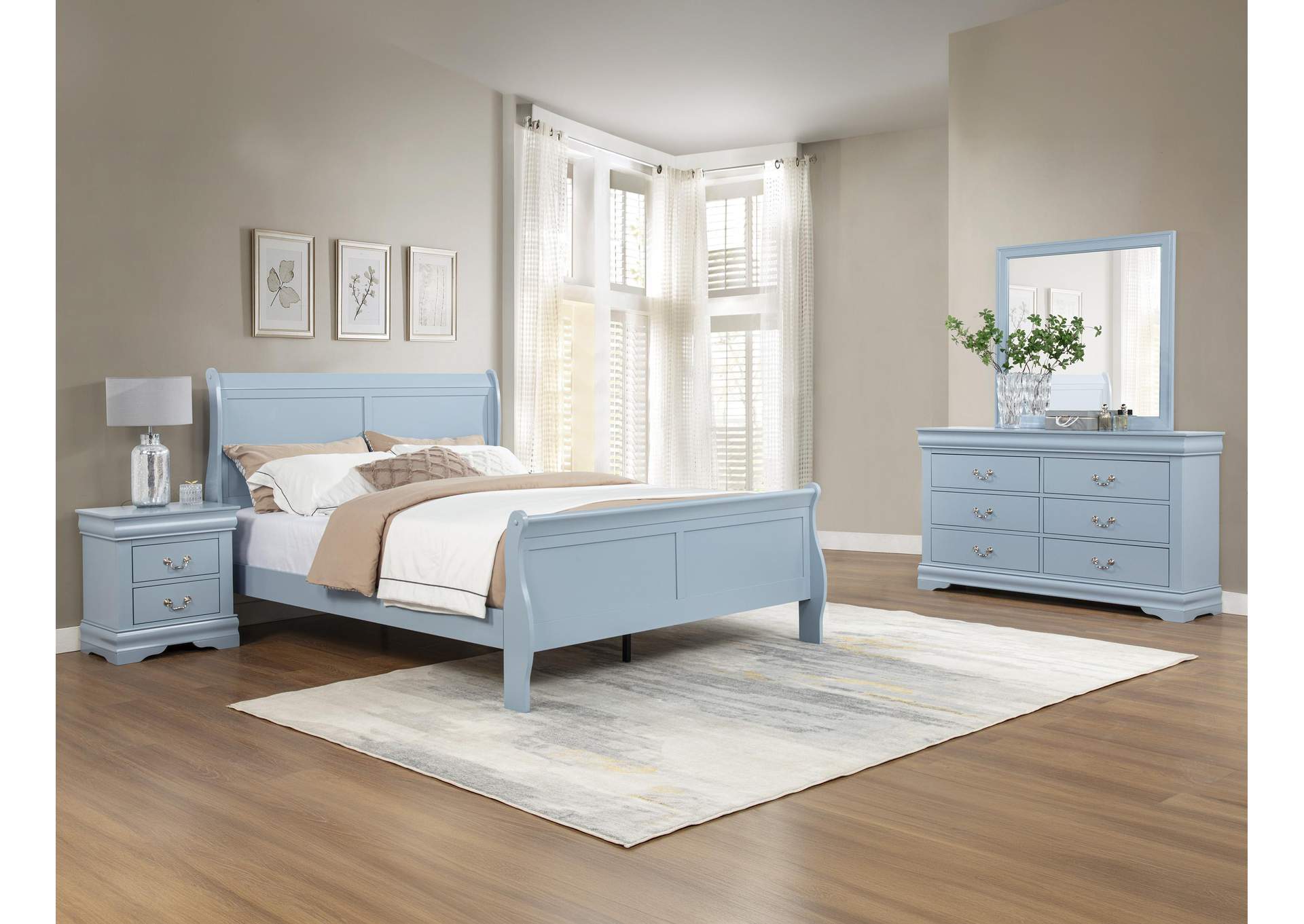 LOUIS PHILIP DRESSER - BLUE image 6
