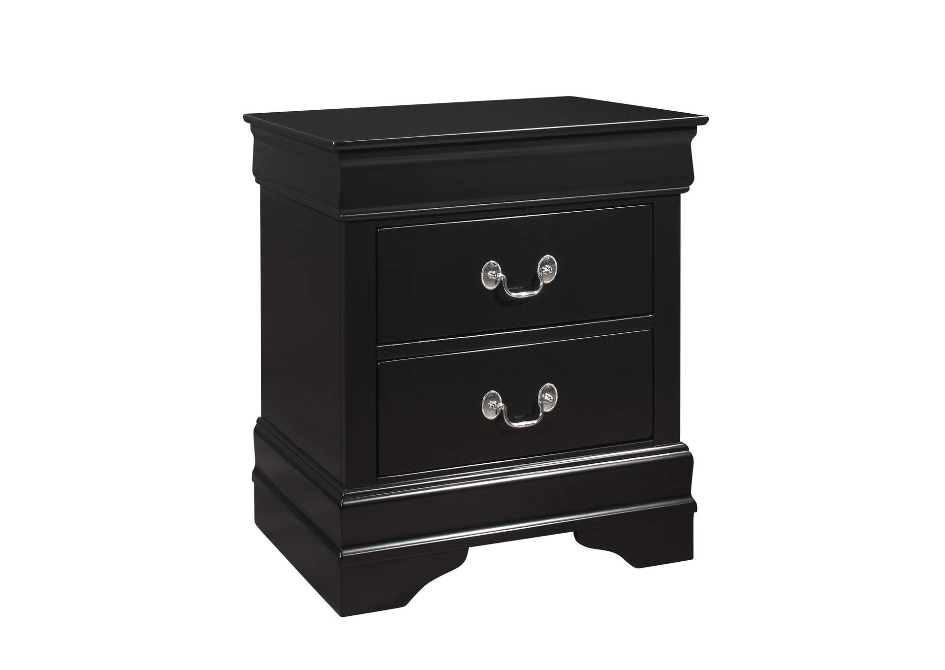 Louis Philip Night Stand Black image 1