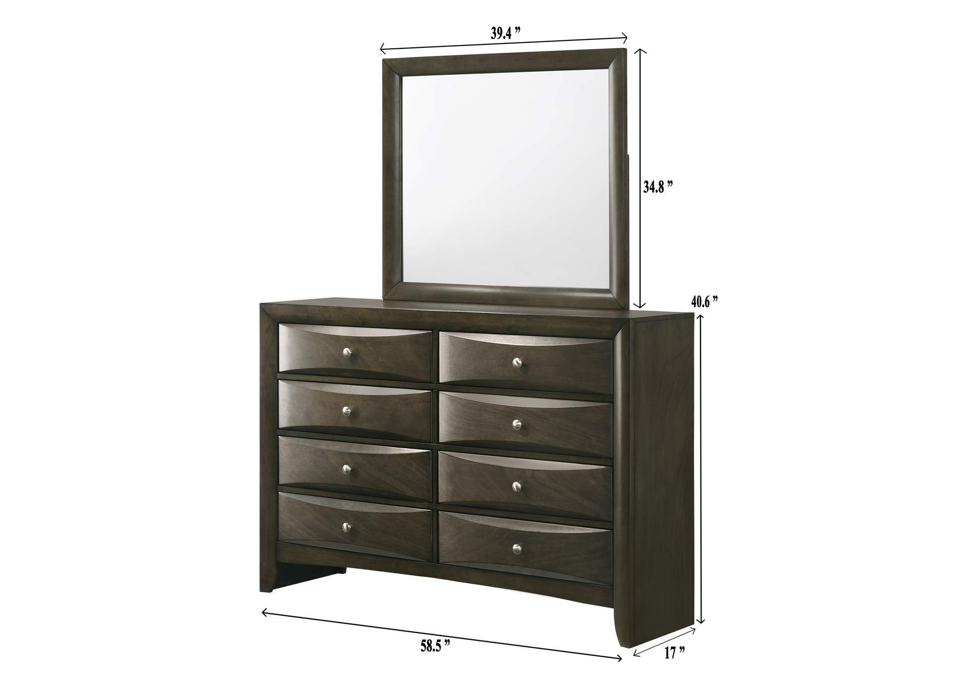 Fallon Dresser Grey image 1