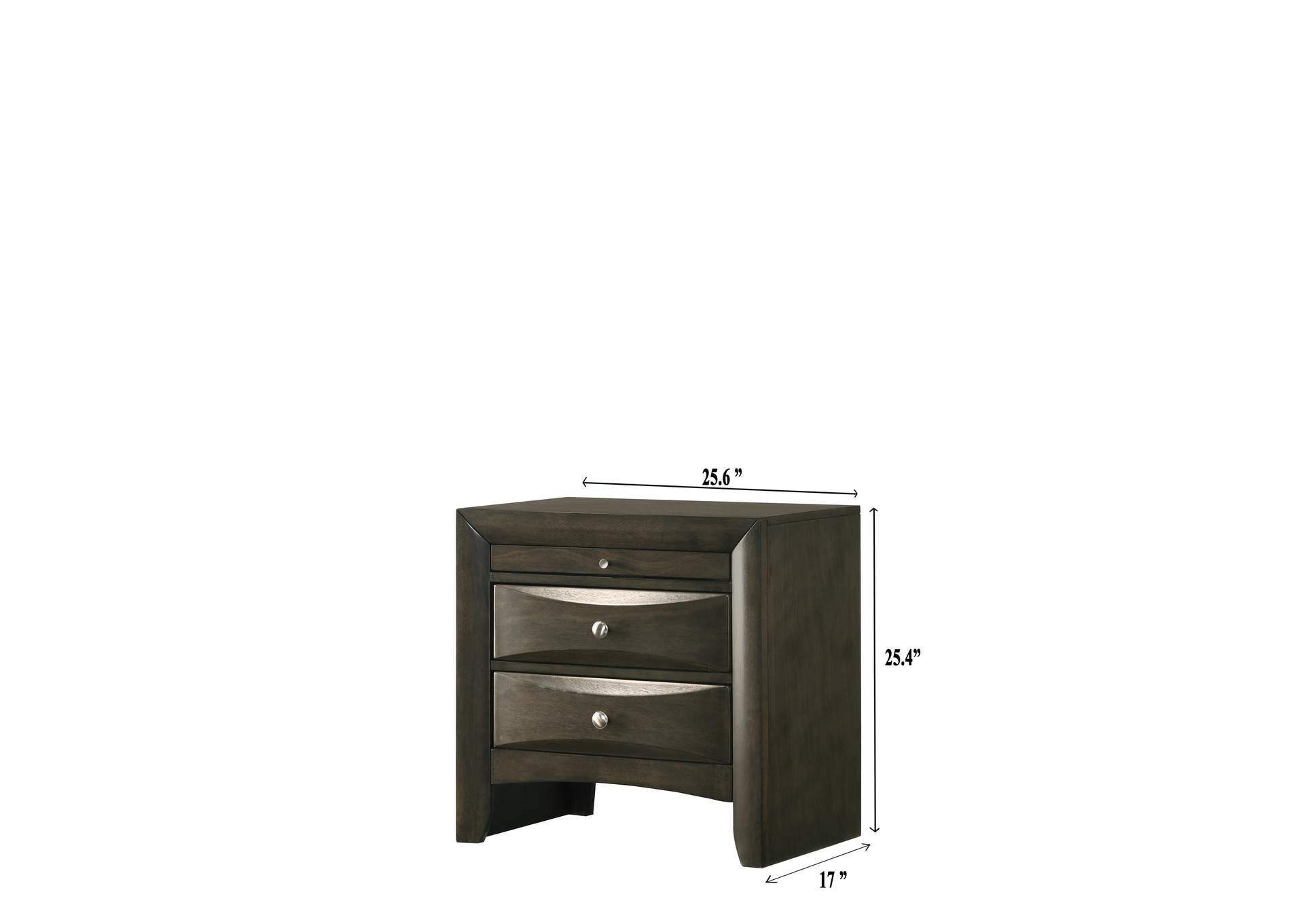 Fallon Night Stand Grey image 4