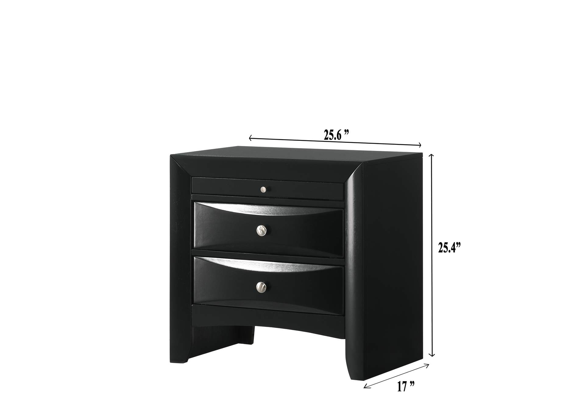 Fallon Night Stand Black image 4