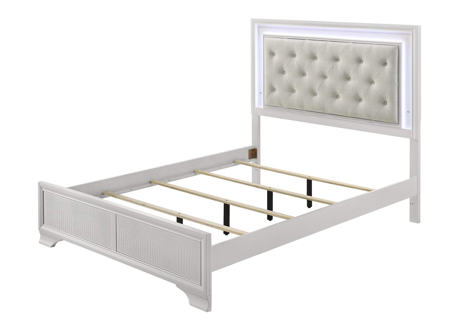 LYSSA QUEEN 5-PIECE BEDROOM SET - FROST image 9