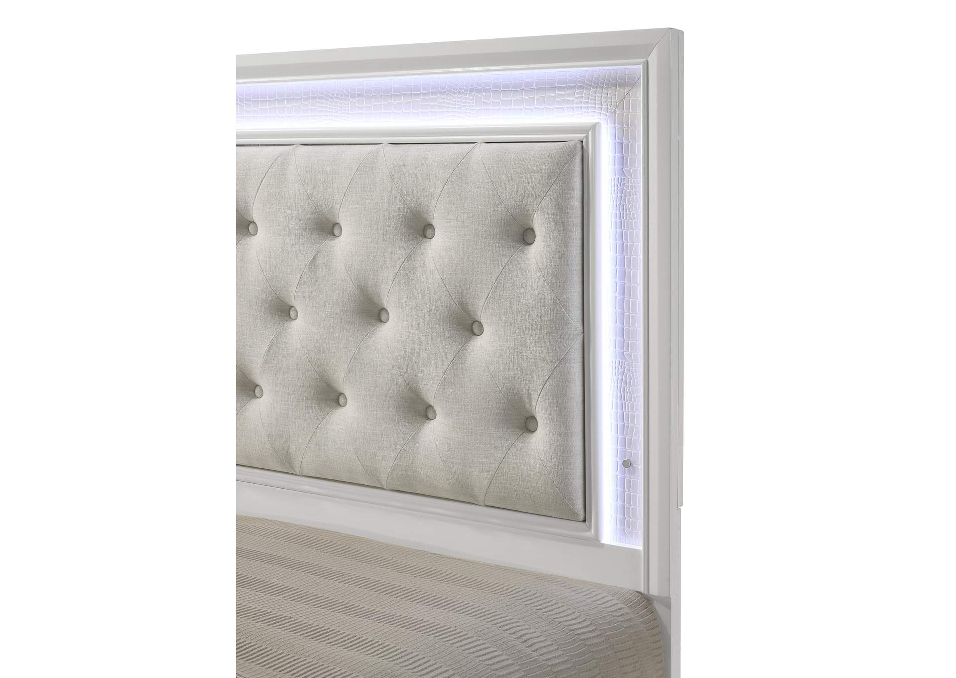 LYSSA QUEEN 5-PIECE BEDROOM SET - FROST image 11