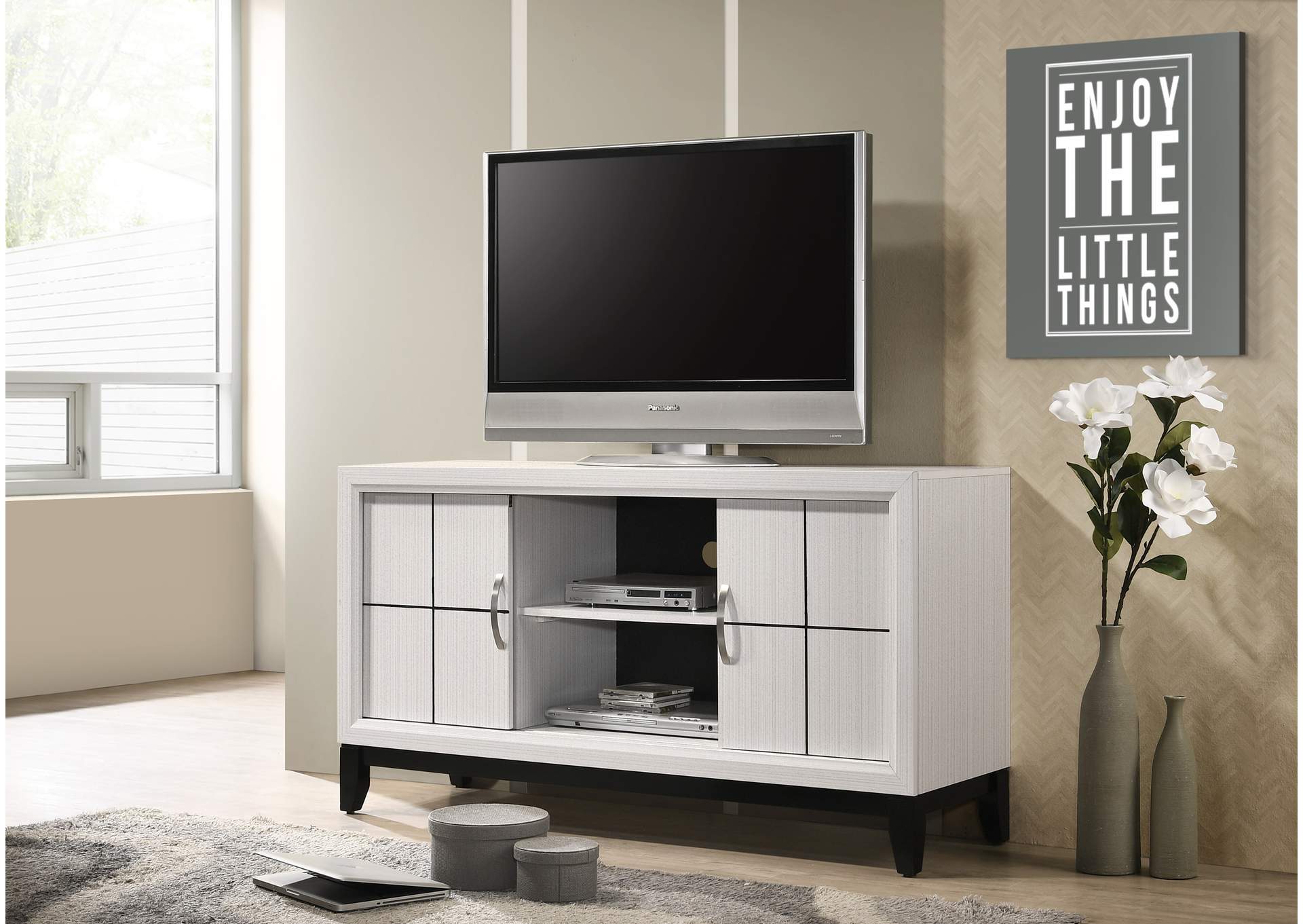 Akerson Tv Stand Chalk image 1