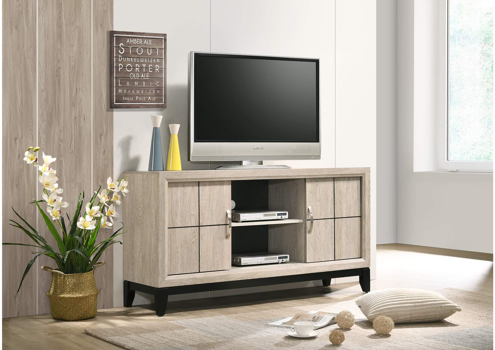 Akerson Tv Stand Drift Wood image 1