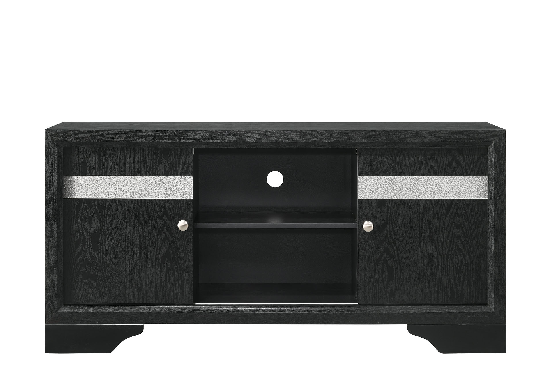 Regata Tv Stand Black - Silver image 4