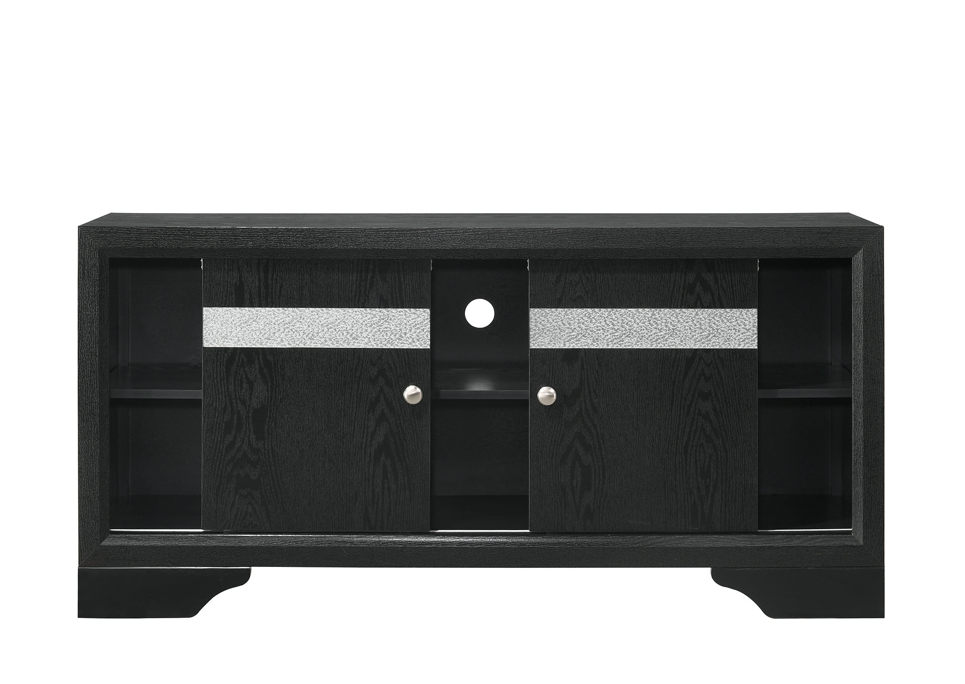 Regata Tv Stand Black - Silver image 6