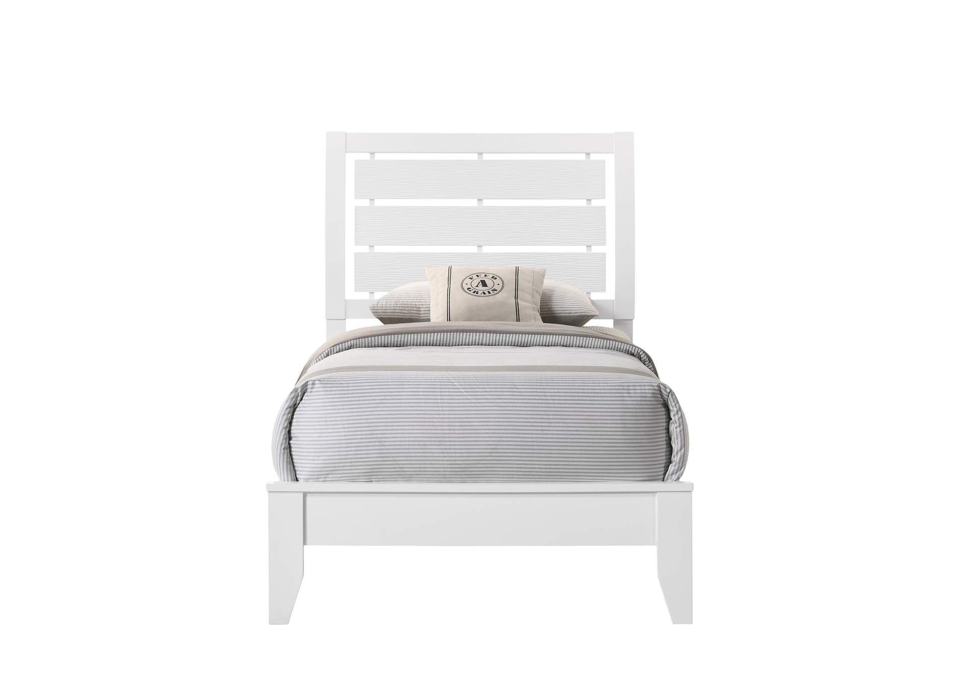 Evan Twin 4-Piece Bedroom Set - White