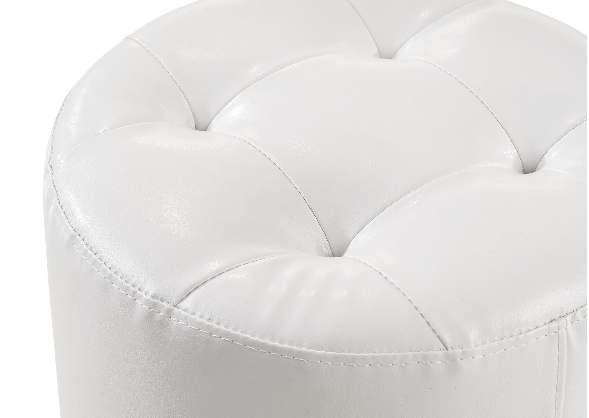 Morgan Round Swivel Stool White image 4