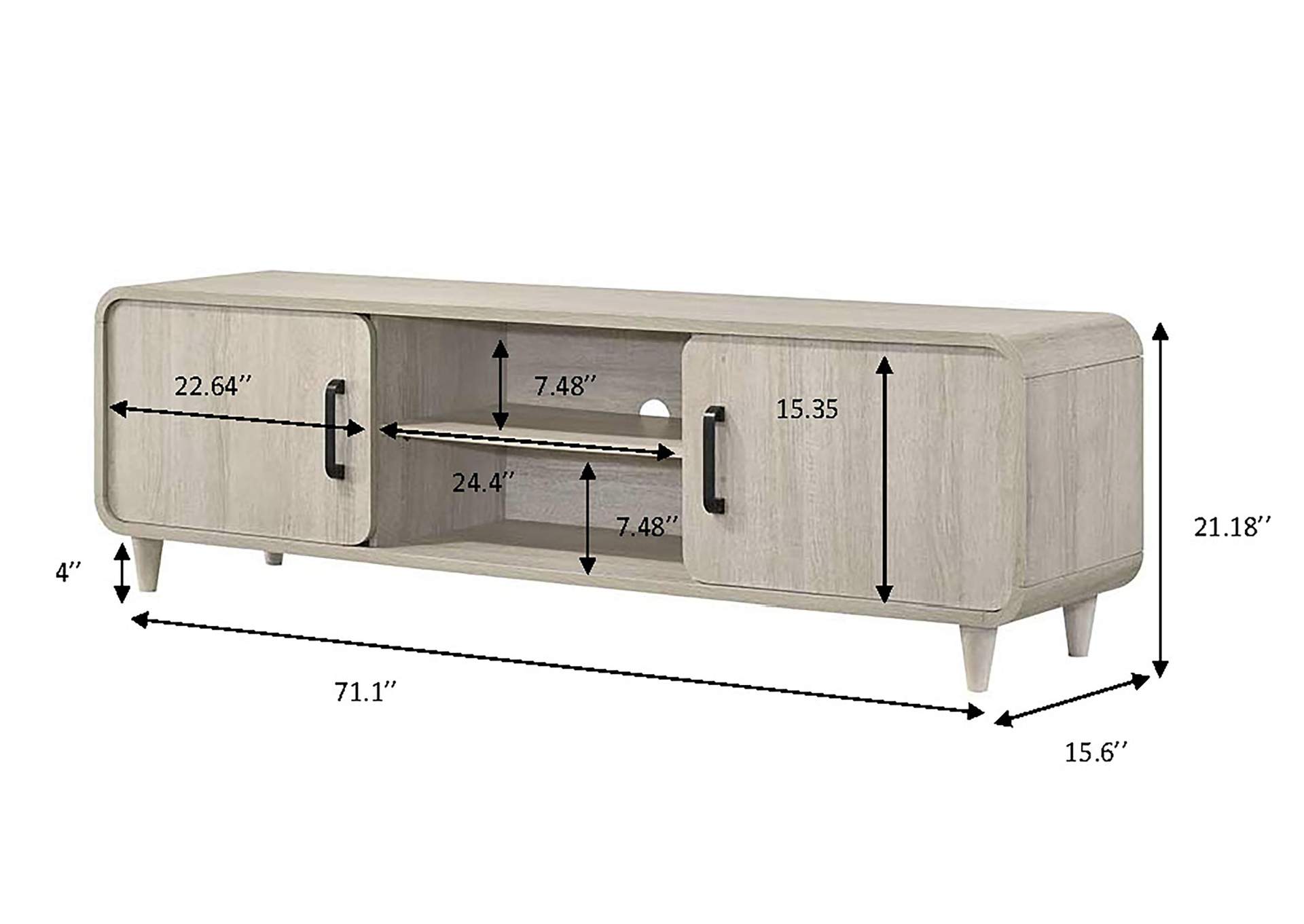 NYOMI TWIN STAND - WHITE image 7