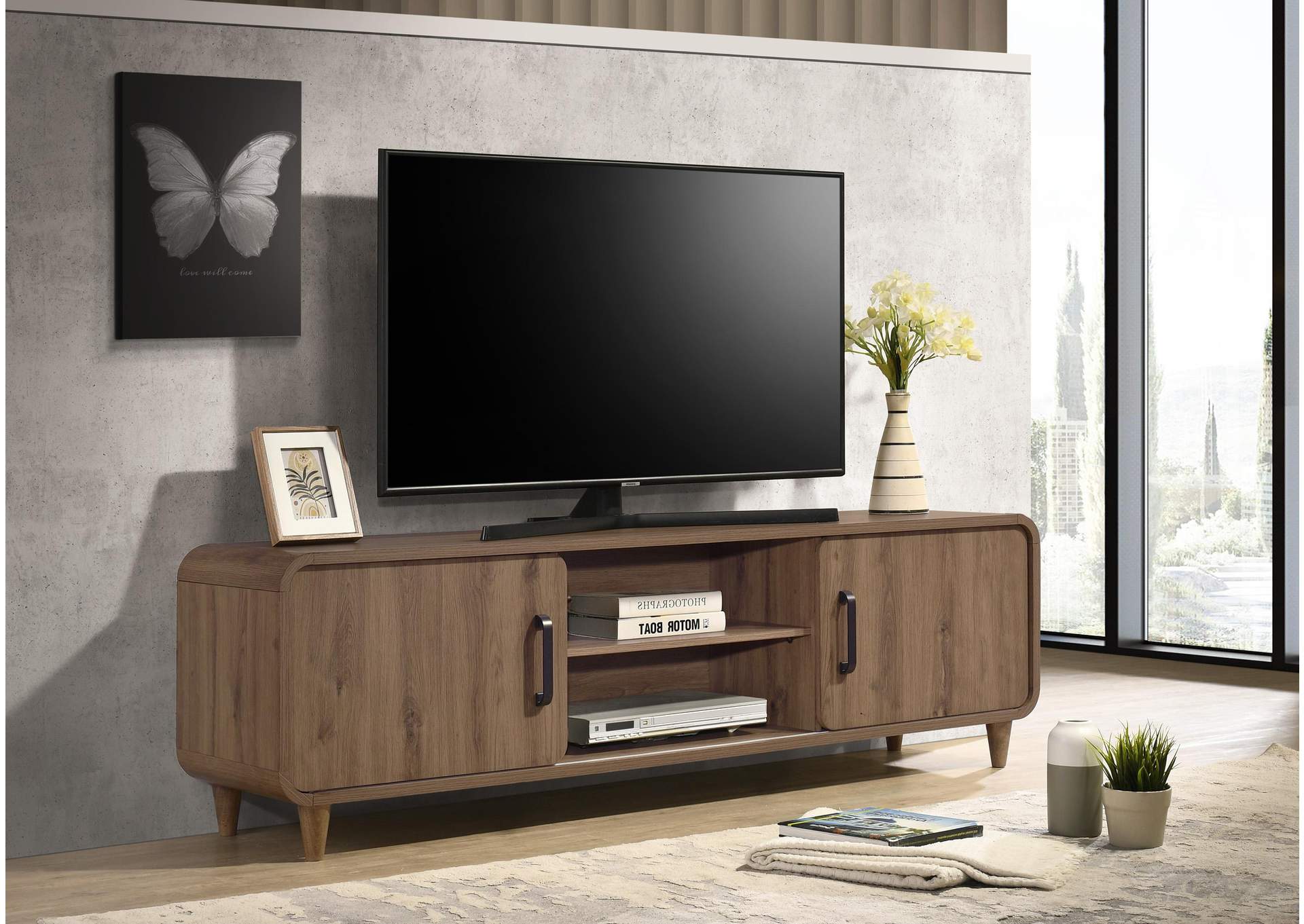 NYOMI TWIN STAND - LIGHT - BROWN image 3