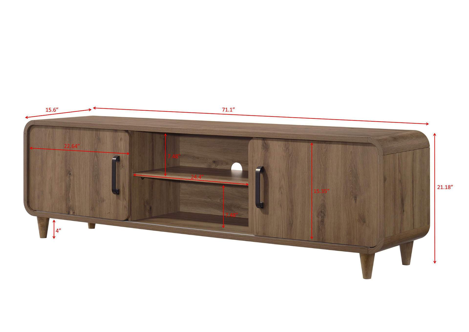 NYOMI TWIN STAND - LIGHT - BROWN image 7