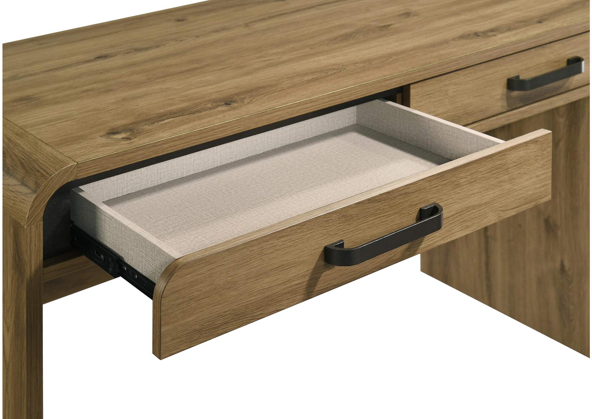 NYOMI WRITING DESK - LIGHT - BROWN image 5