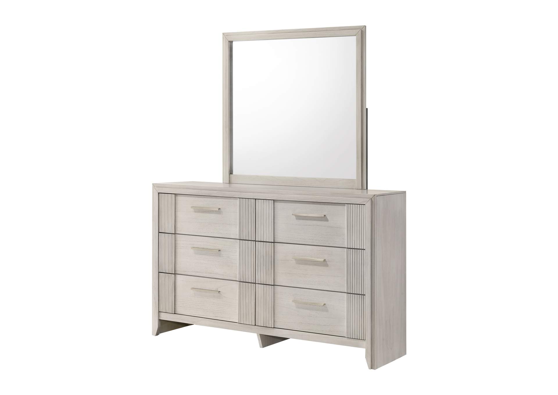 CARLTON DRESSER - WHITE AND MIST image 4