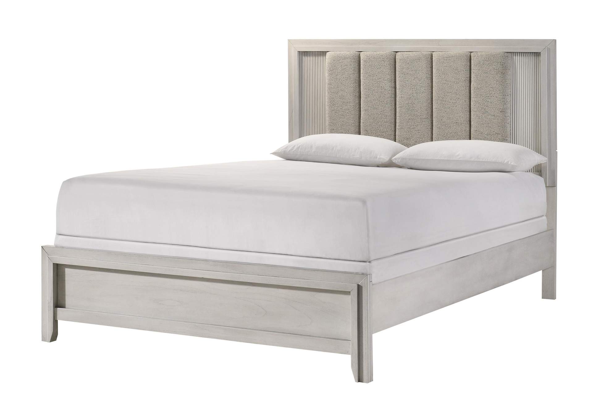 CARLTON QUEEN BED - WHITE image 1