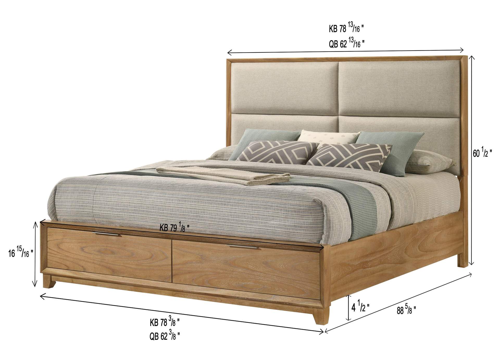 FLORIAN QUEEN 4-PIECE BEDROOM SET image 2