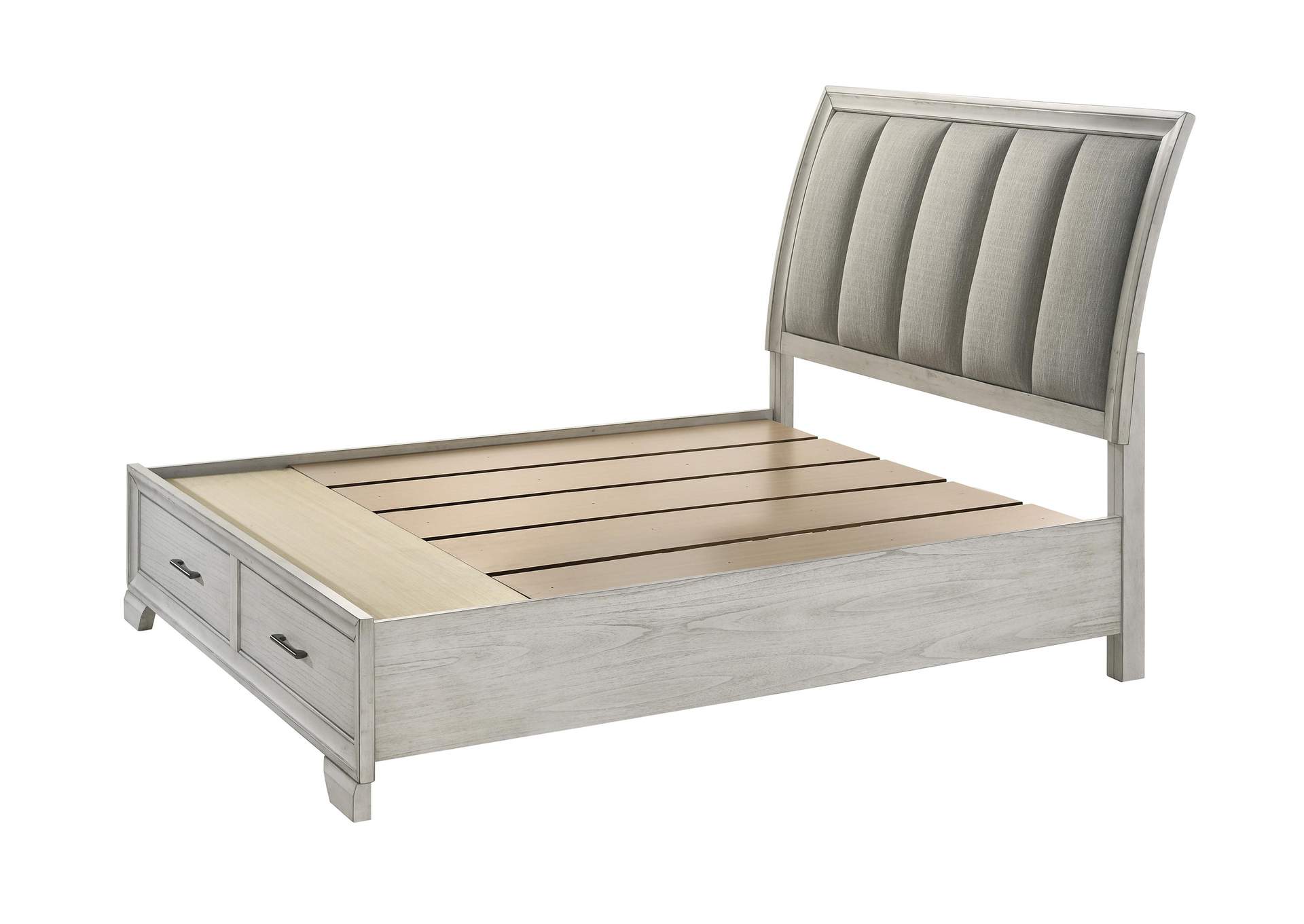 JAYMES QUEEN BED - WHITE image 4