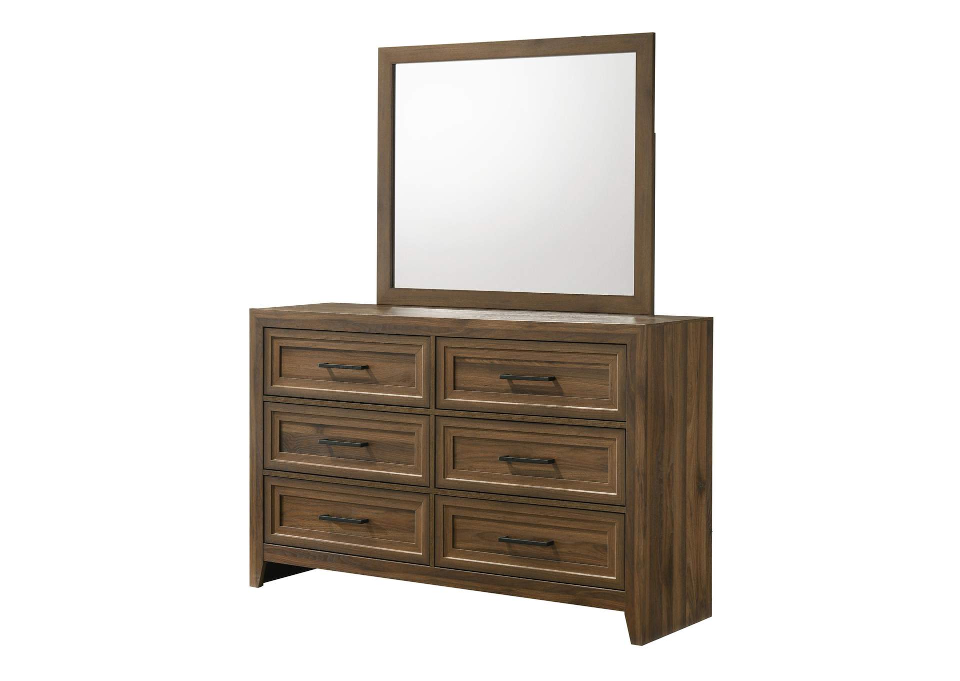 LORRAINE TWIN 4-PIECE BEDROOM SET - BROWN image 3