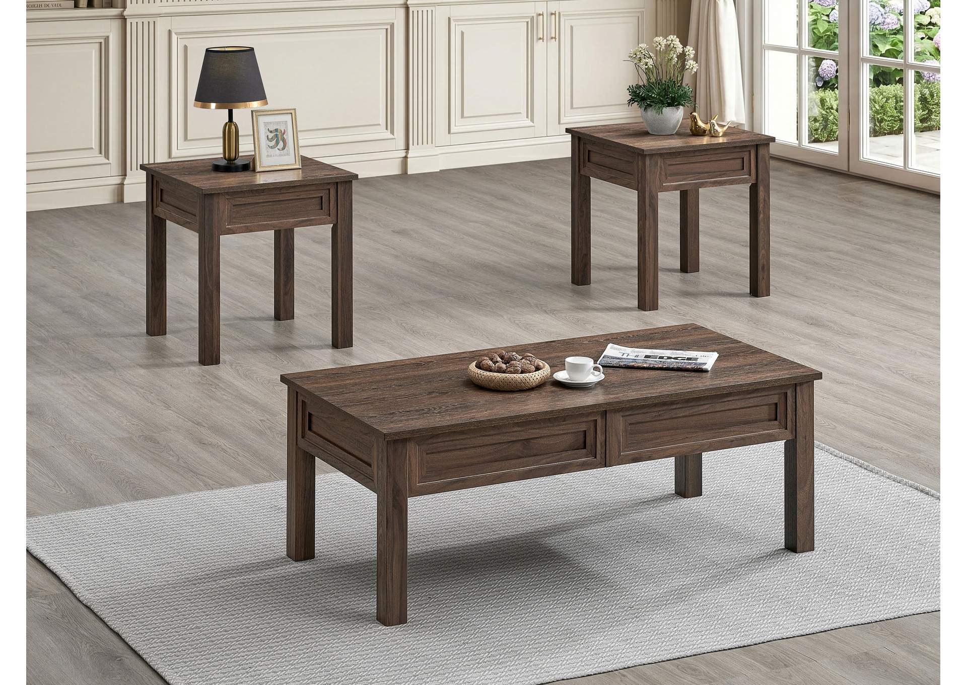 LORRAINE 3-PACK COCKTAIL SET - BROWN image 3