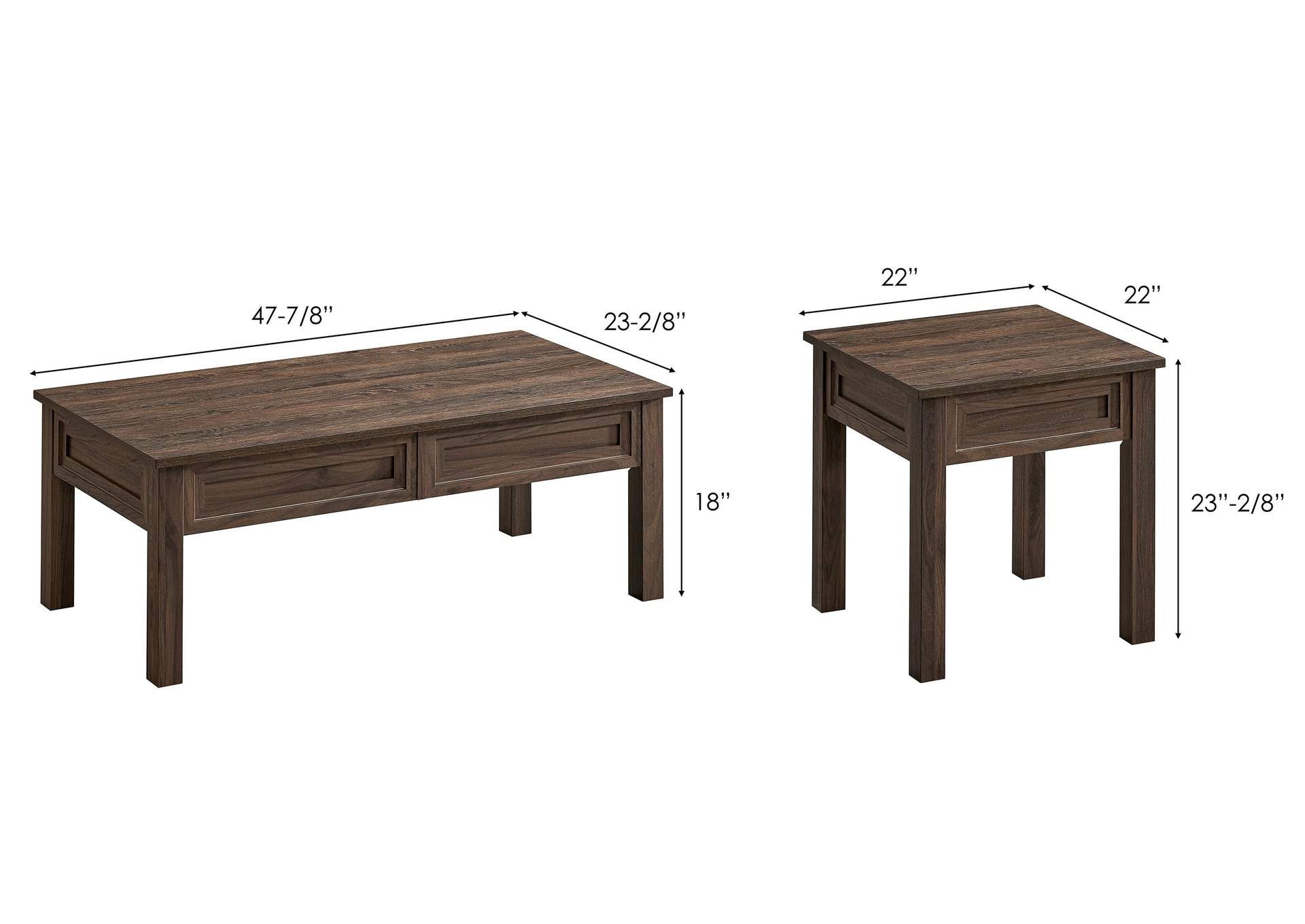 LORRAINE 3-PACK COCKTAIL SET - BROWN image 7