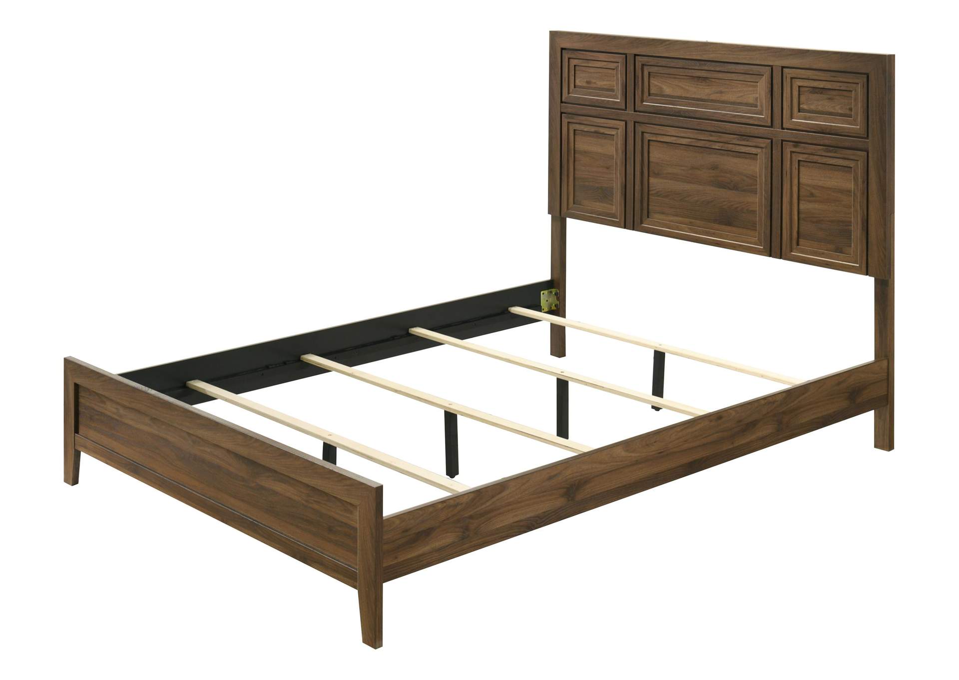 LORRAINE QUEEN 4-PIECE BEDROOM SET - BROWN image 6