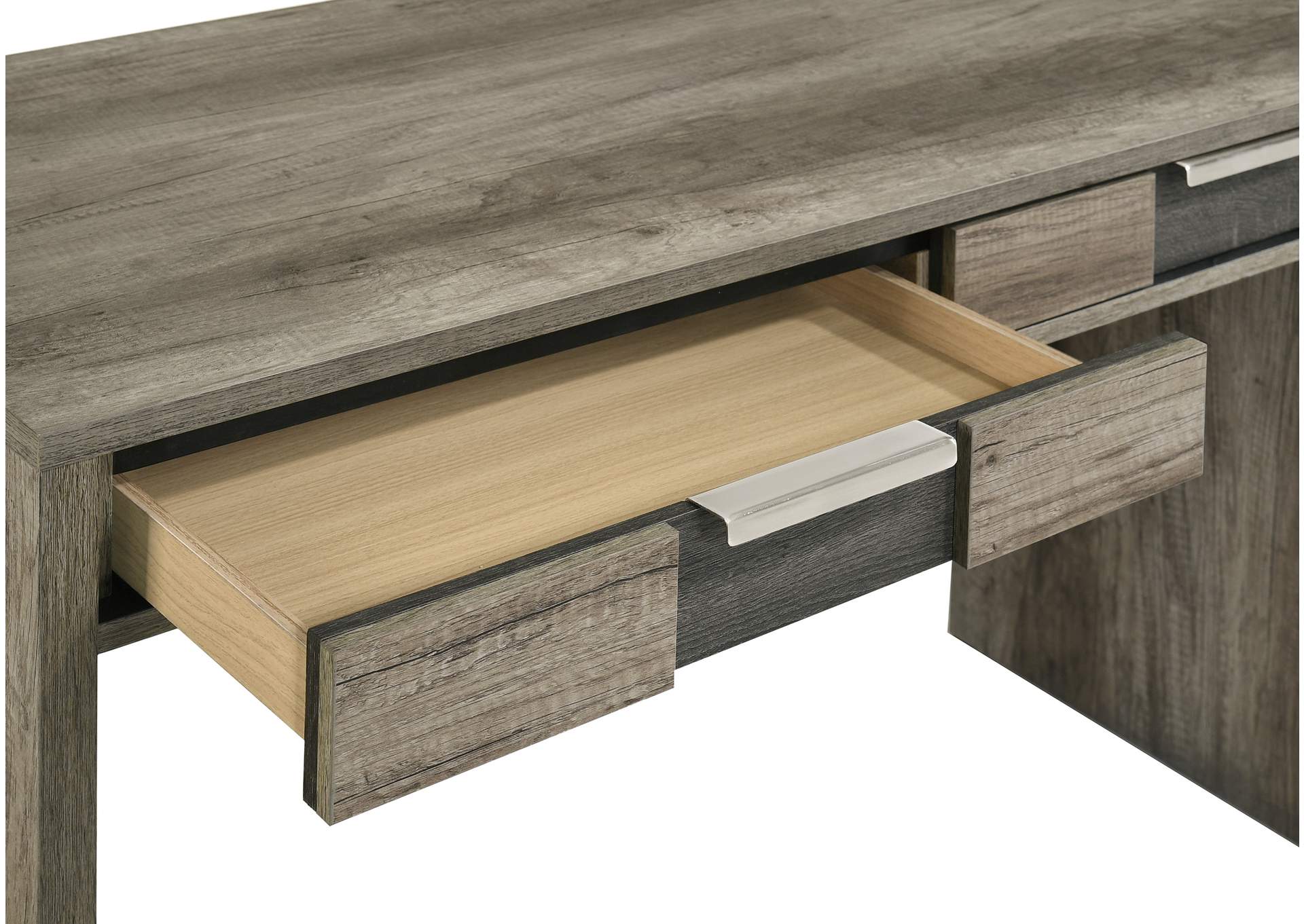 RANGLEY WRITING DESK GRAY/BROWN image 5