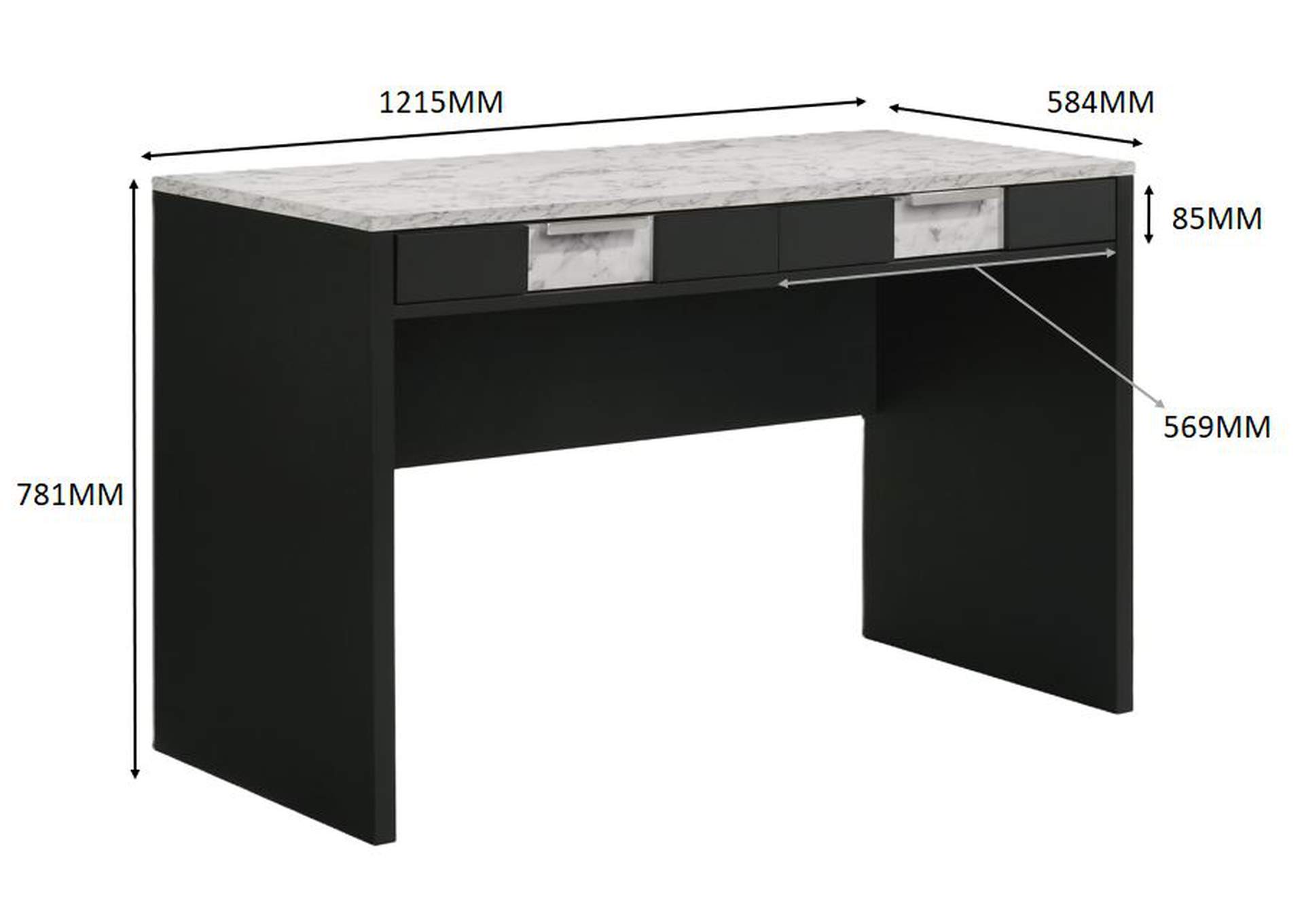 RANGLEY WRITING DESK - BLACK image 7