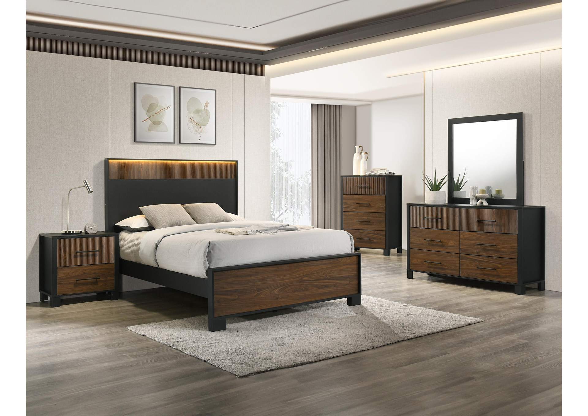 NEMY FULL 4-PIECE BEDROOM SET image 1