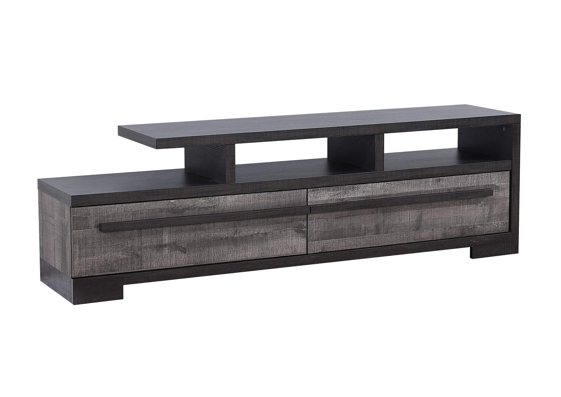 REMINGTON TV STAND - GRAY AND EBONY image 1